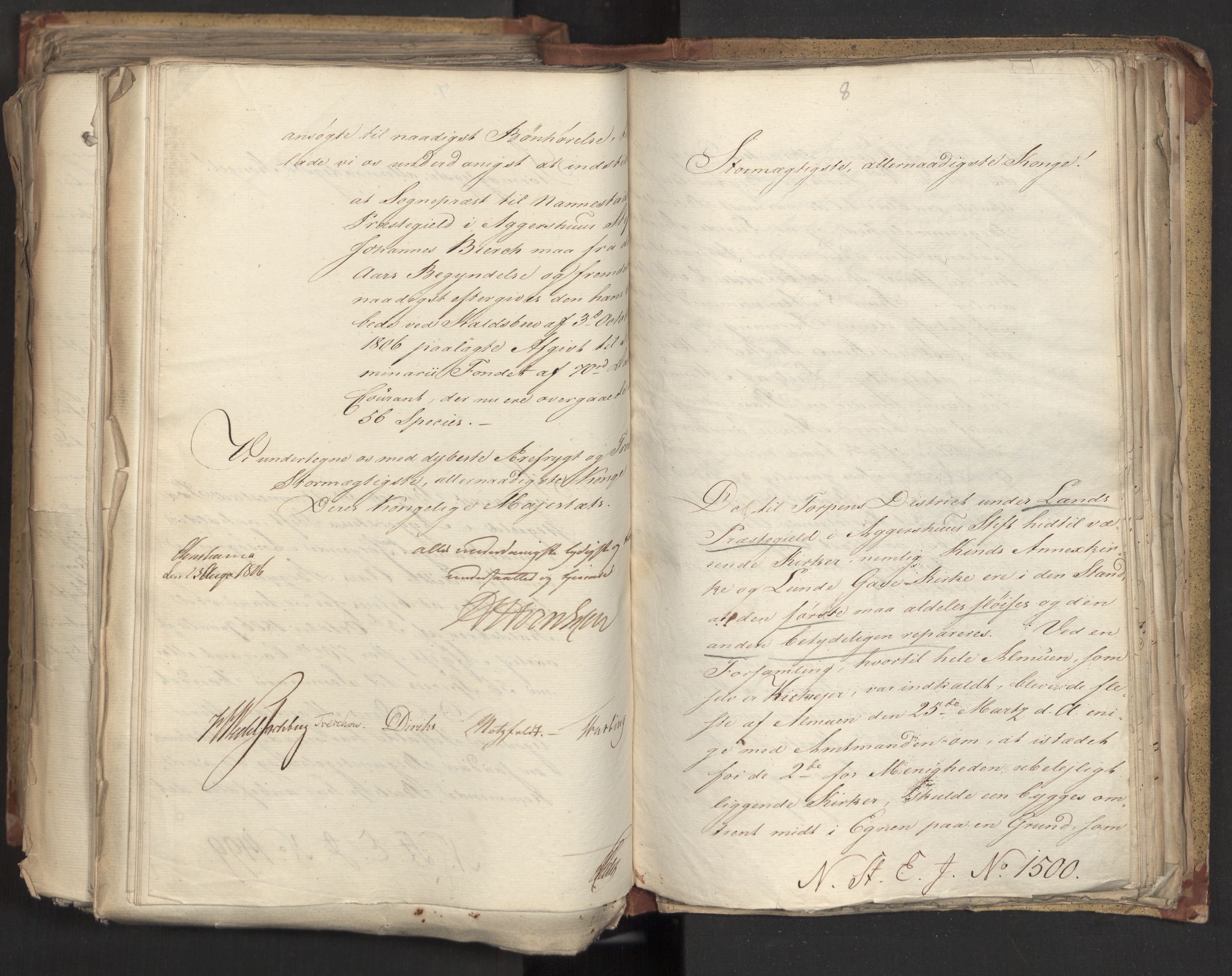Statsrådsavdelingen i Stockholm, AV/RA-S-1003/D/Da/L0006: Regjeringsinnstillinger nr. 1247-1544, 1816, s. 486