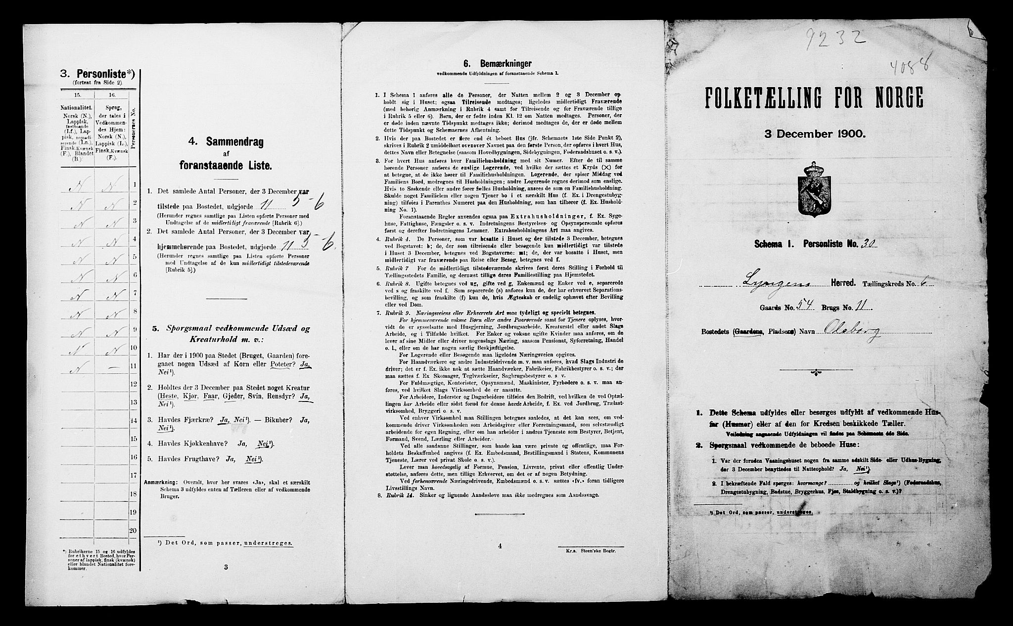 SATØ, Folketelling 1900 for 1938 Lyngen herred, 1900, s. 39