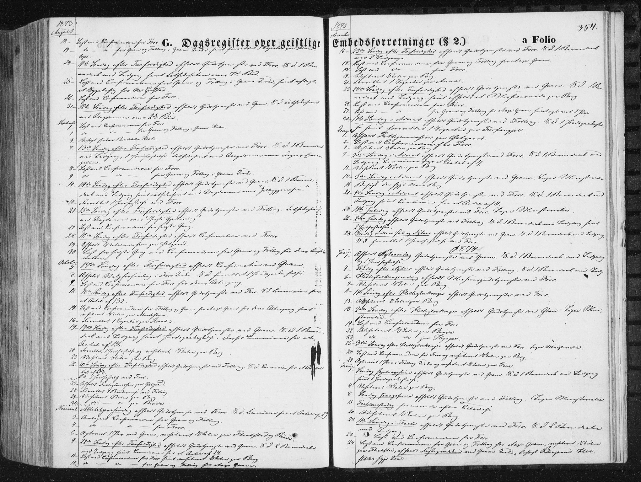 Ministerialprotokoller, klokkerbøker og fødselsregistre - Nord-Trøndelag, SAT/A-1458/746/L0447: Ministerialbok nr. 746A06, 1860-1877, s. 354