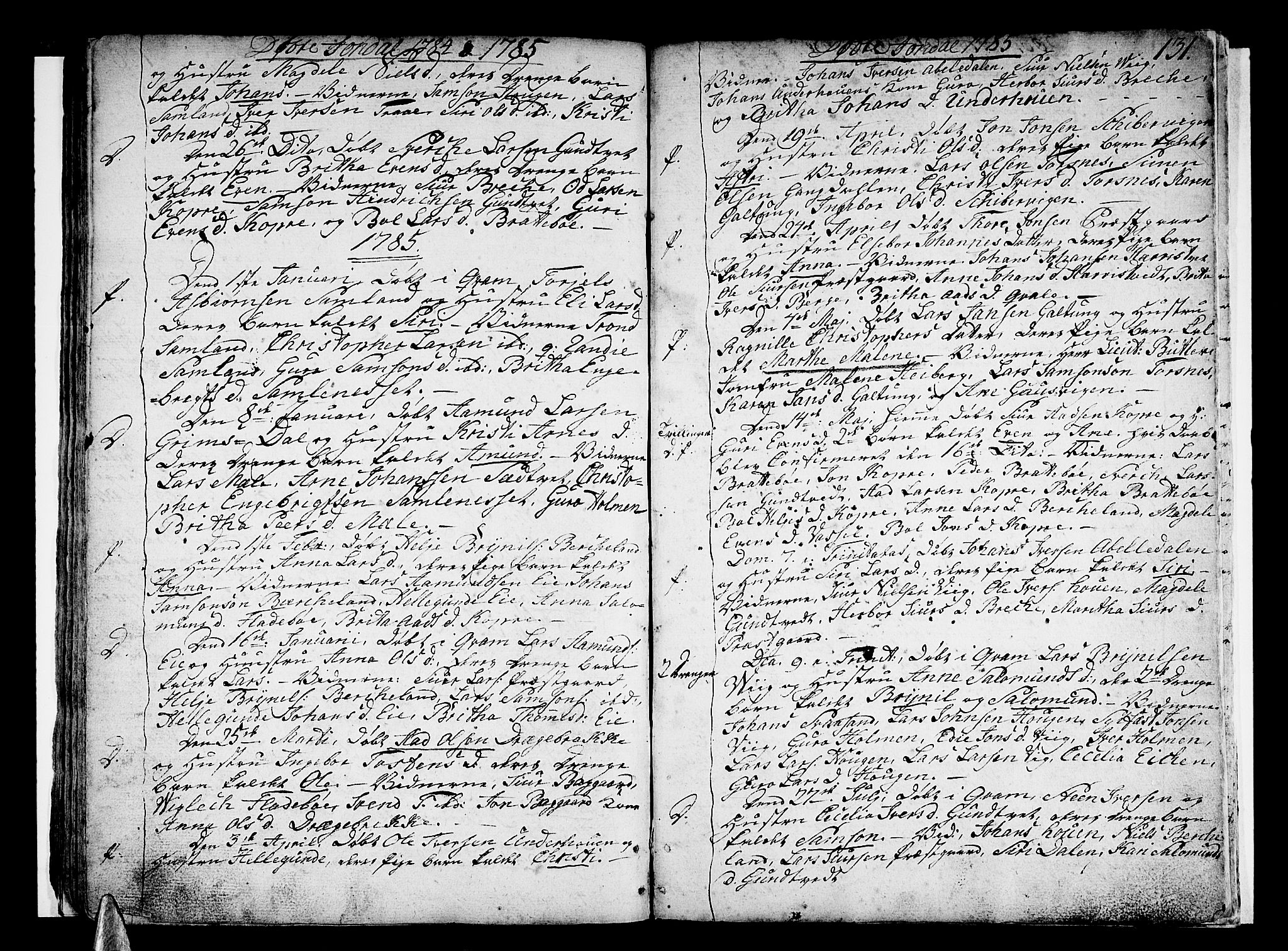 Strandebarm sokneprestembete, SAB/A-78401/H/Haa: Ministerialbok nr. A 3 /2, 1751-1787, s. 131