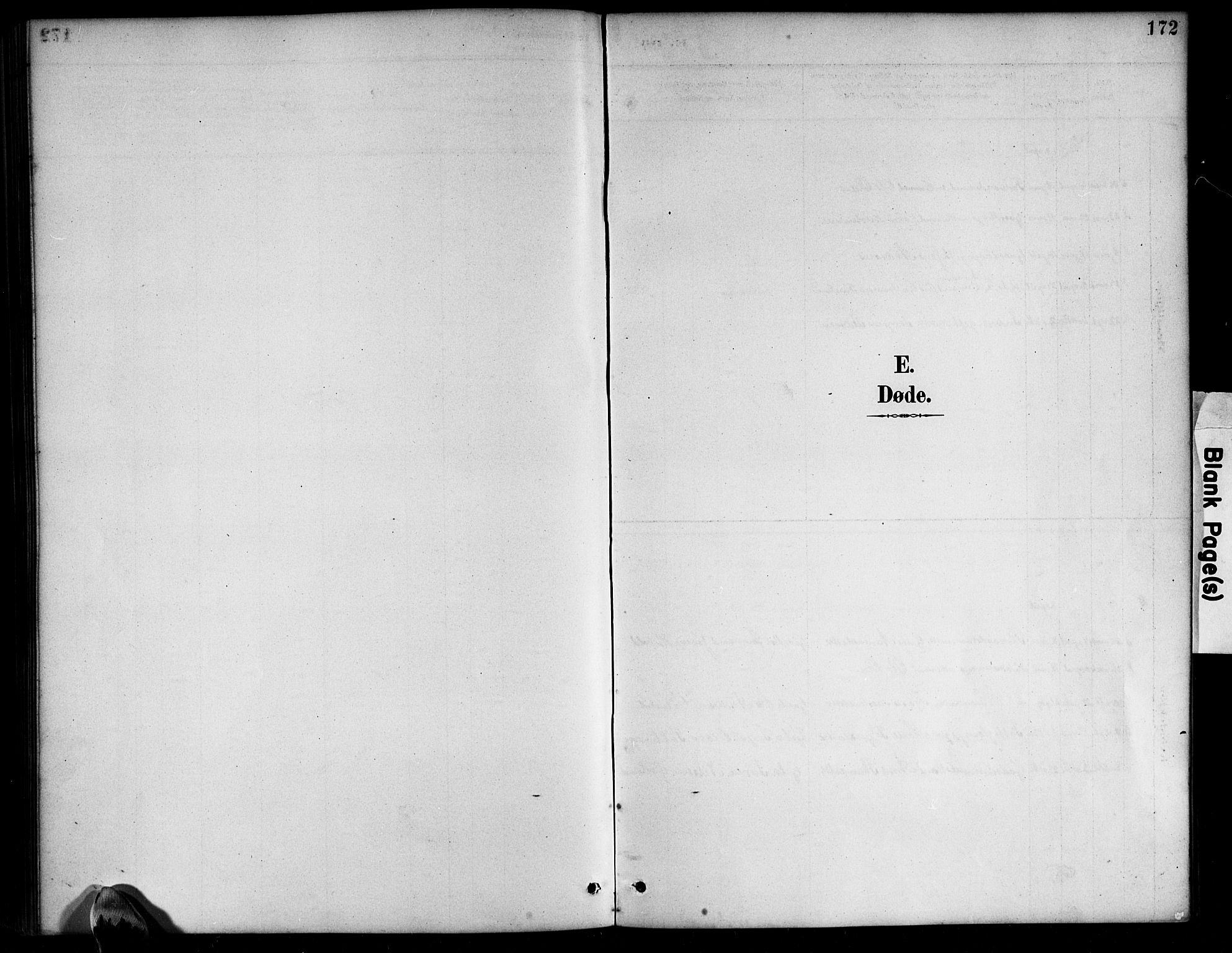 Bjelland sokneprestkontor, AV/SAK-1111-0005/F/Fb/Fbb/L0005: Klokkerbok nr. B 5, 1887-1918, s. 172