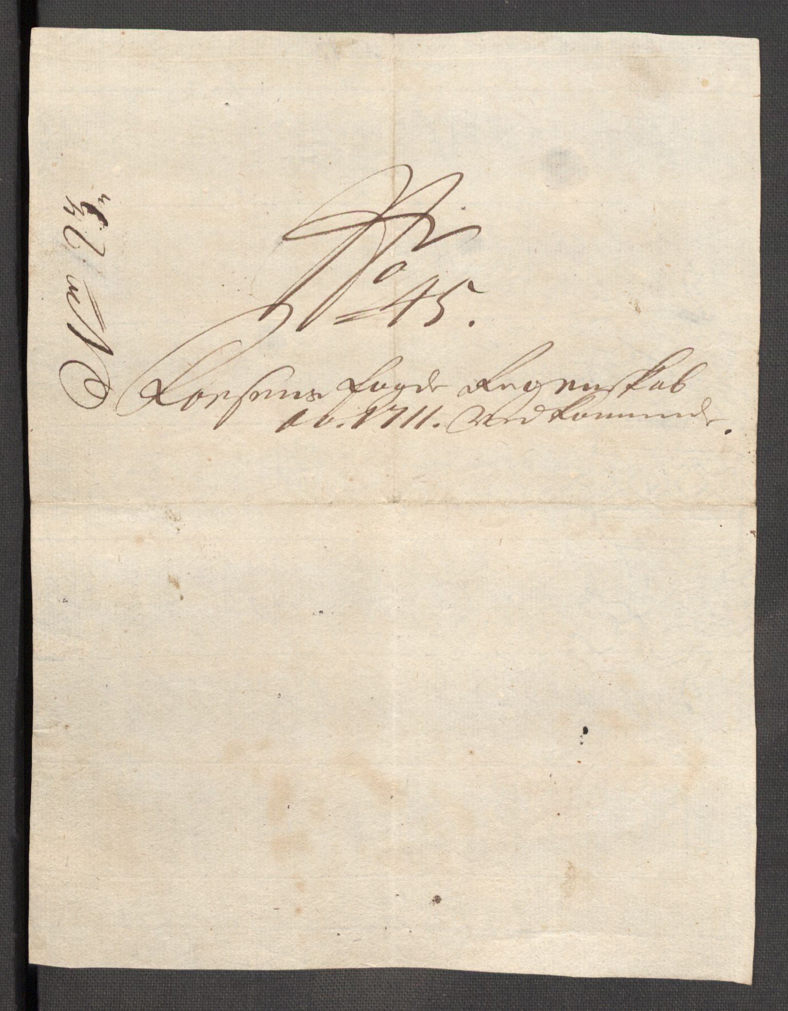 Rentekammeret inntil 1814, Reviderte regnskaper, Fogderegnskap, RA/EA-4092/R57/L3860: Fogderegnskap Fosen, 1711, s. 411