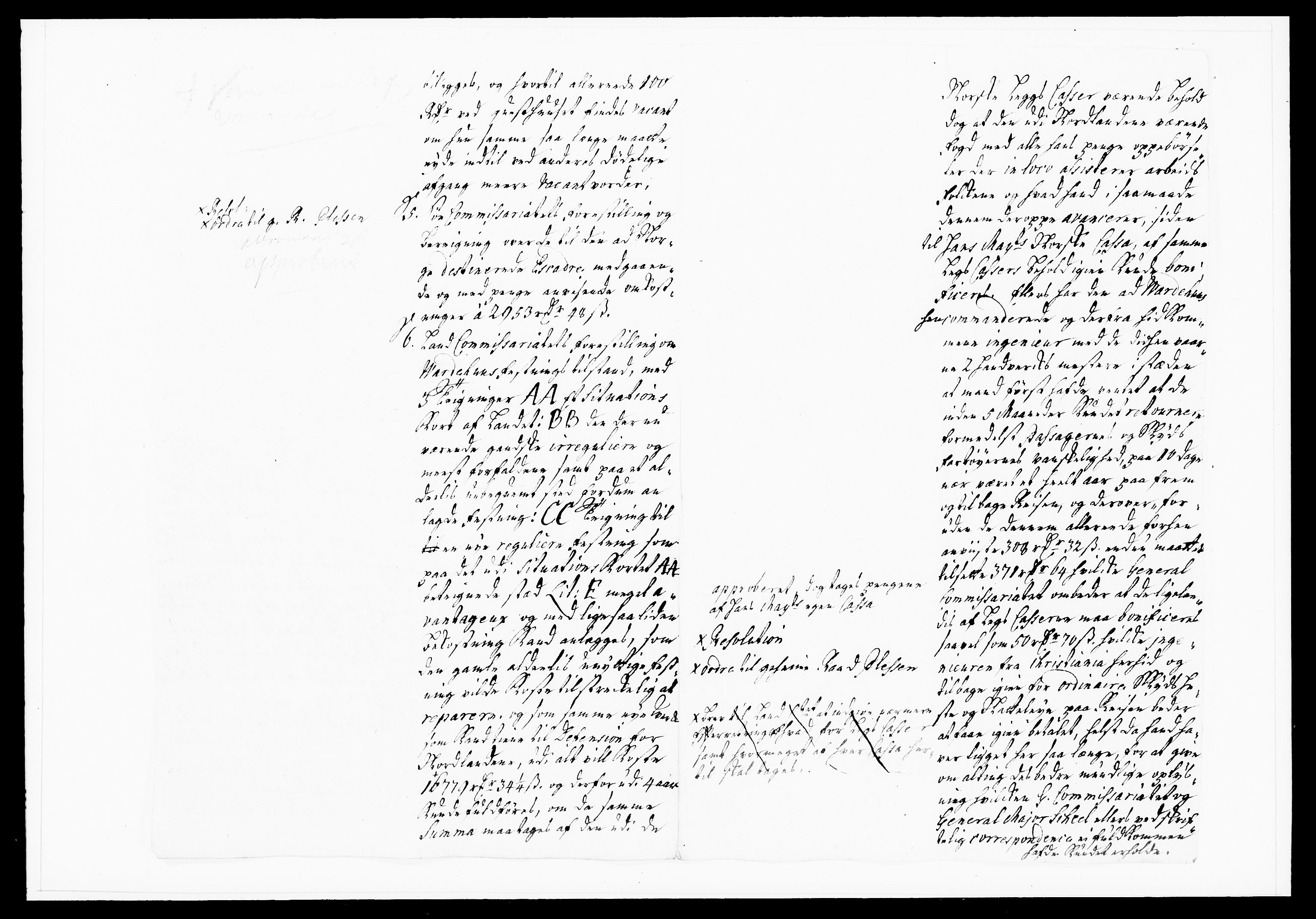 Krigskollegiet, Krigskancelliet, DRA/A-0006/-/1108-1113: Refererede sager, 1733, s. 93