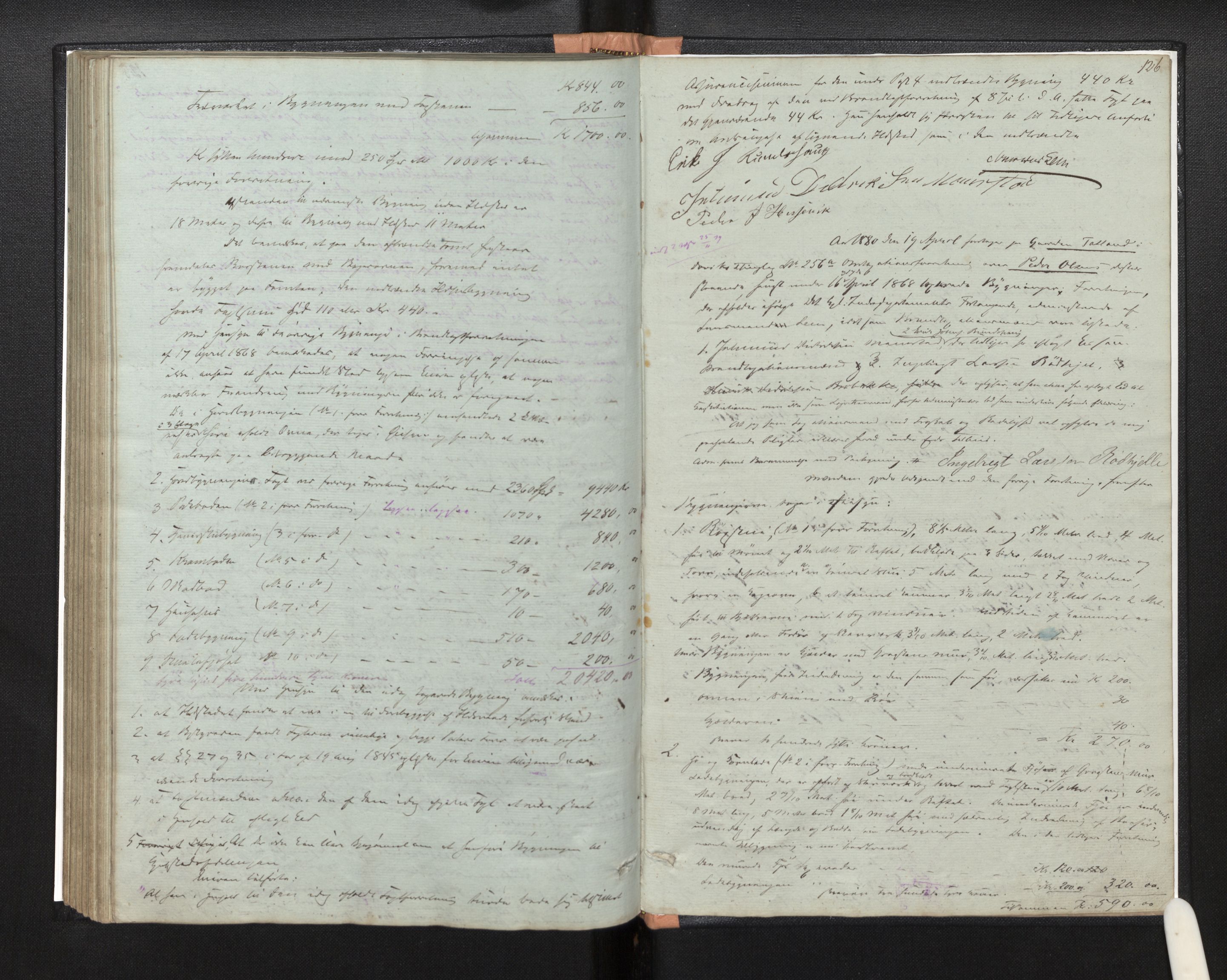 Lensmannen i Davik, AV/SAB-A-26801/0012/L0001: Branntakstprotokoll, 1846-1880, s. 125b-126a