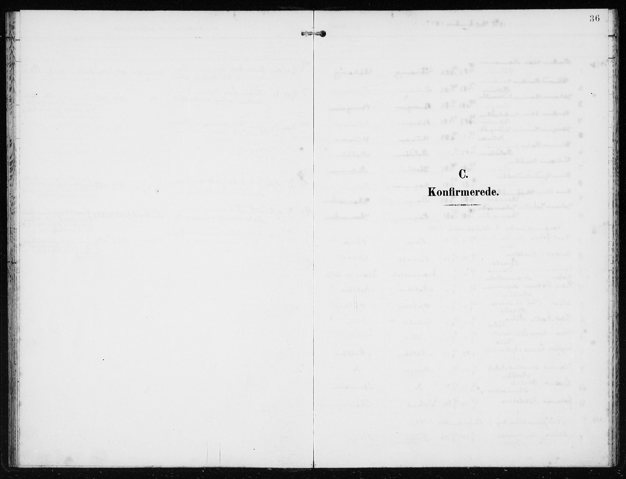 Lindås Sokneprestembete, SAB/A-76701/H/Haa: Ministerialbok nr. D  2, 1897-1912, s. 36
