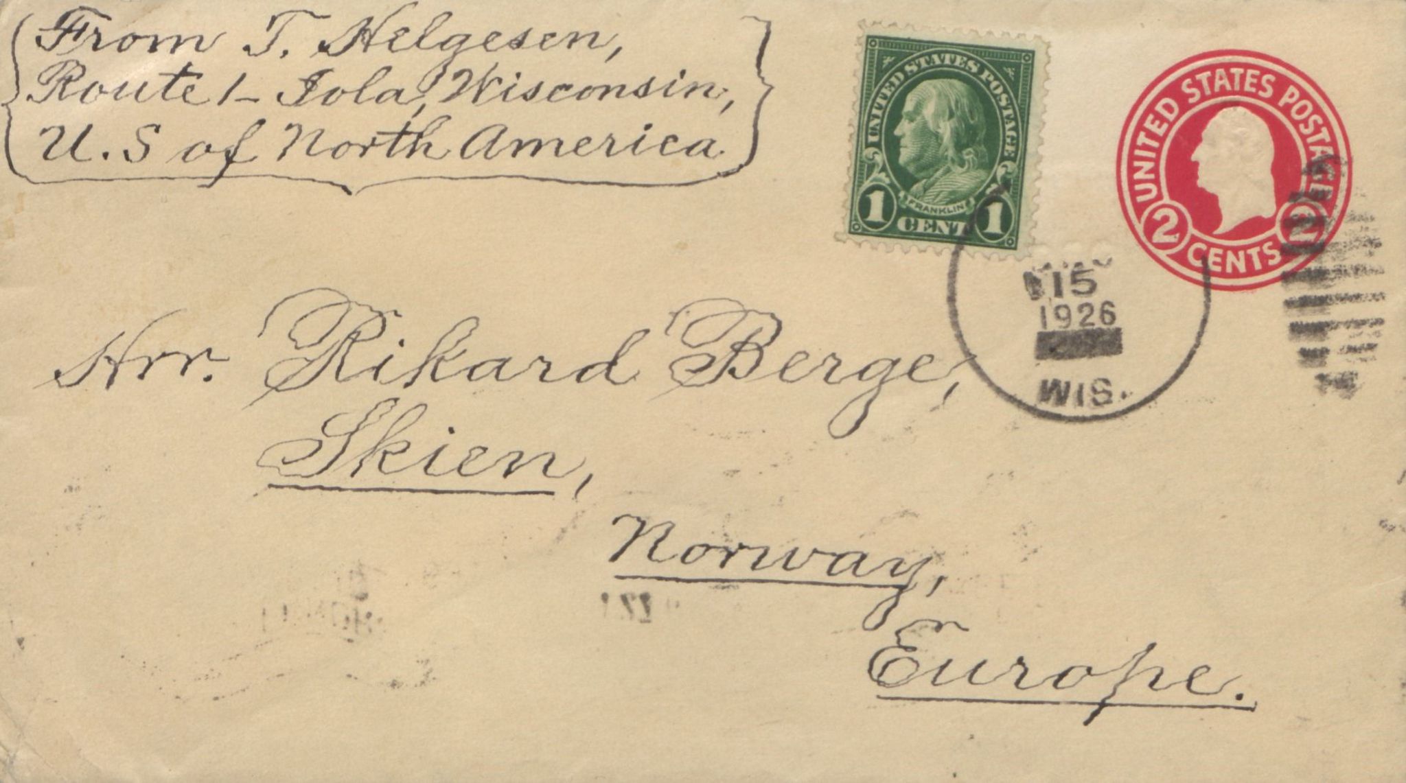 Rikard Berge, TEMU/TGM-A-1003/F/L0017/0012: 551-599 / 562 For det meste brev til Berge, 1910-1950
