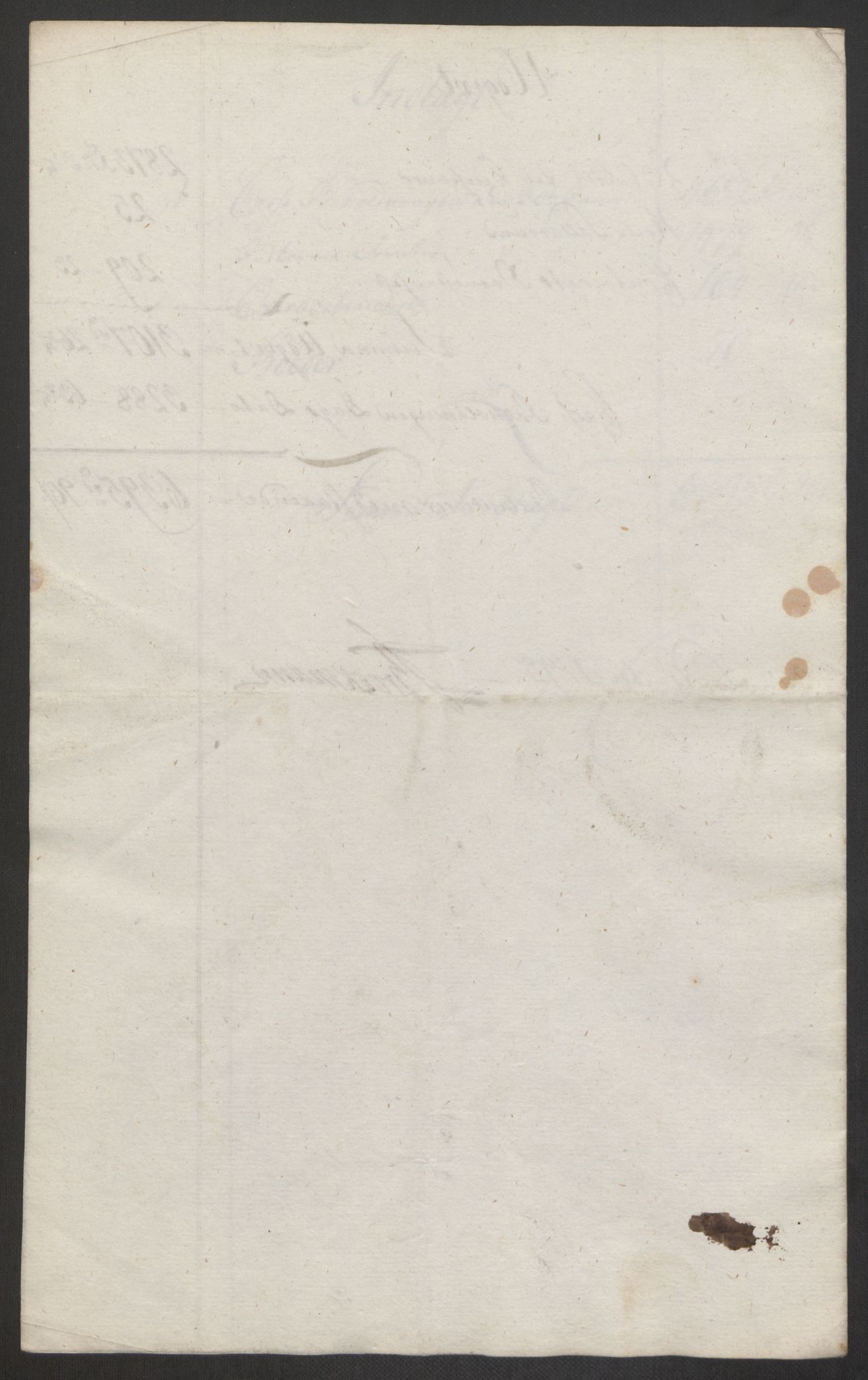 Forsvaret, Den norske kvesthuskasse/krigshospitalkasse, AV/RA-RAFA-1887/F/Fa/L0017: Innkomne brev:, 1782-1807, s. 429