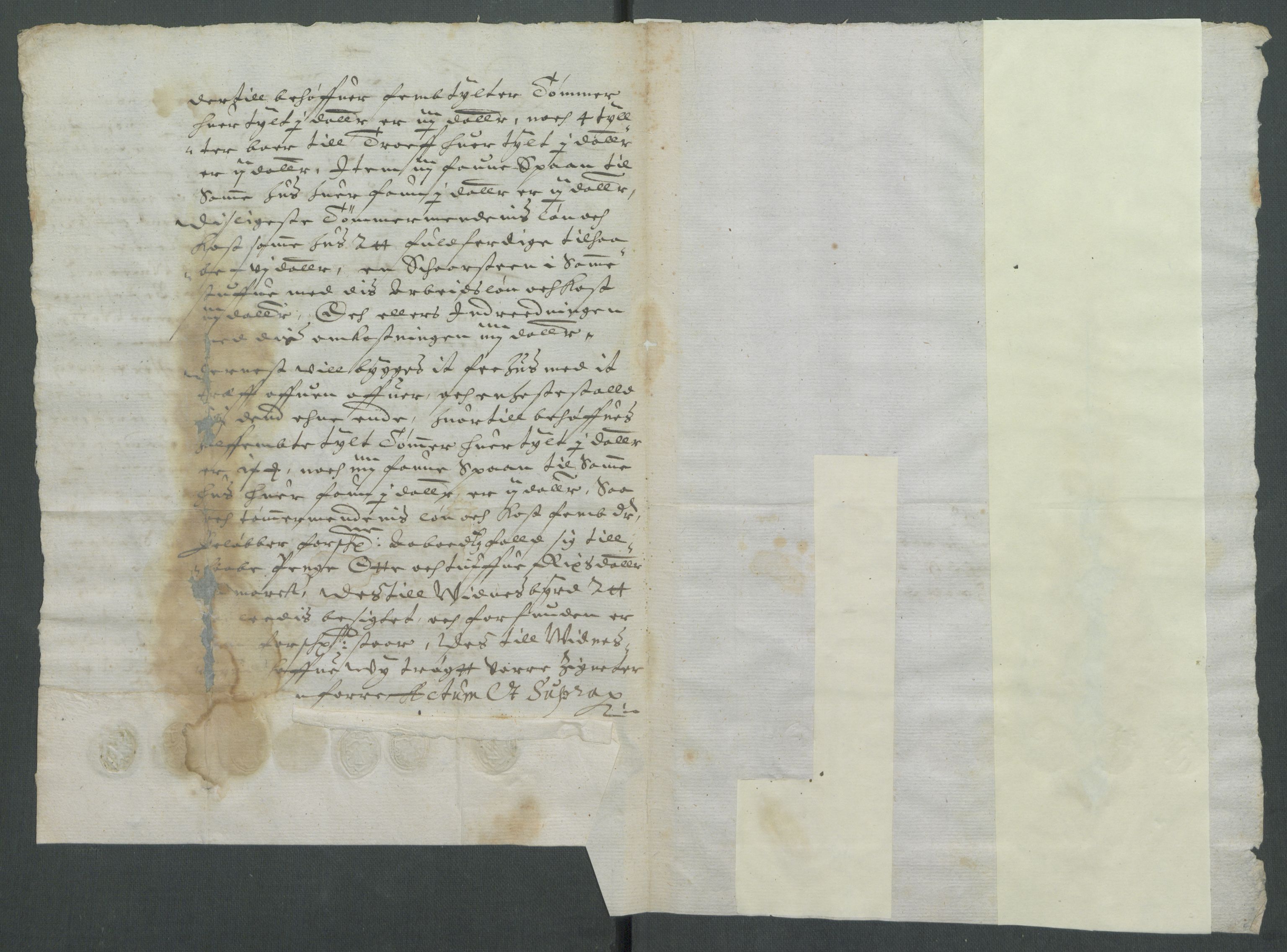 Riksarkivets diplomsamling, AV/RA-EA-5965/F02/L0157: Dokumenter, 1643, s. 58
