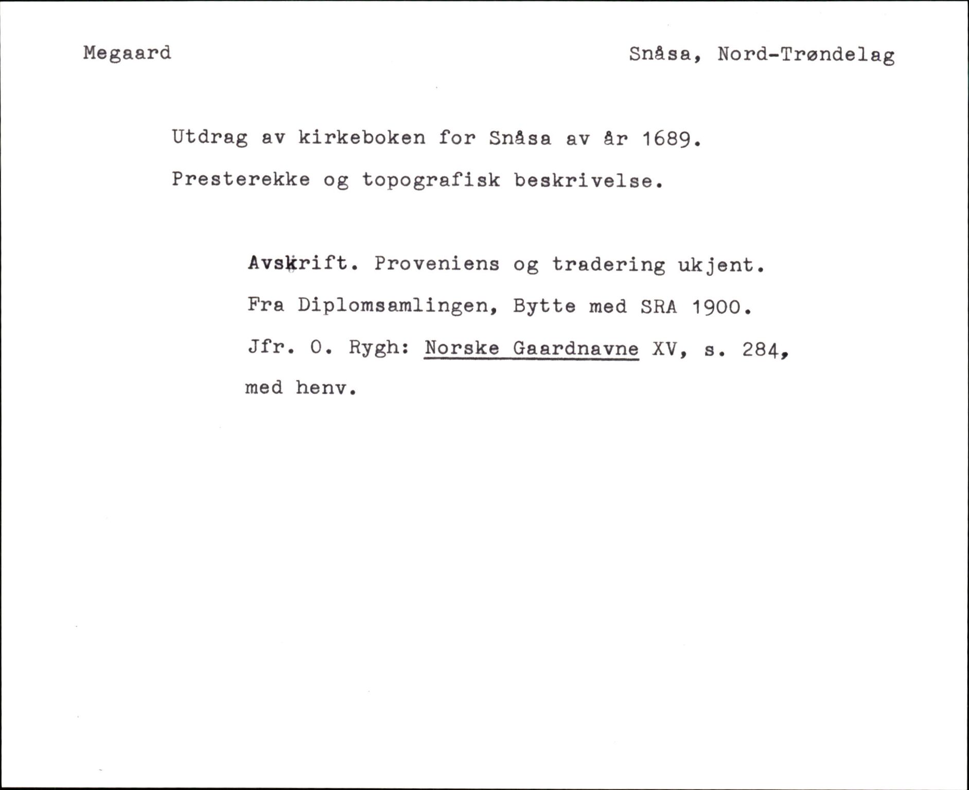 Riksarkivets diplomsamling, AV/RA-EA-5965/F35/F35m/L0004: Localia: Hordaland, Sogn og Fjordane, Møre og Romsdal, Trøndelag og Nord-Norge, s. 481