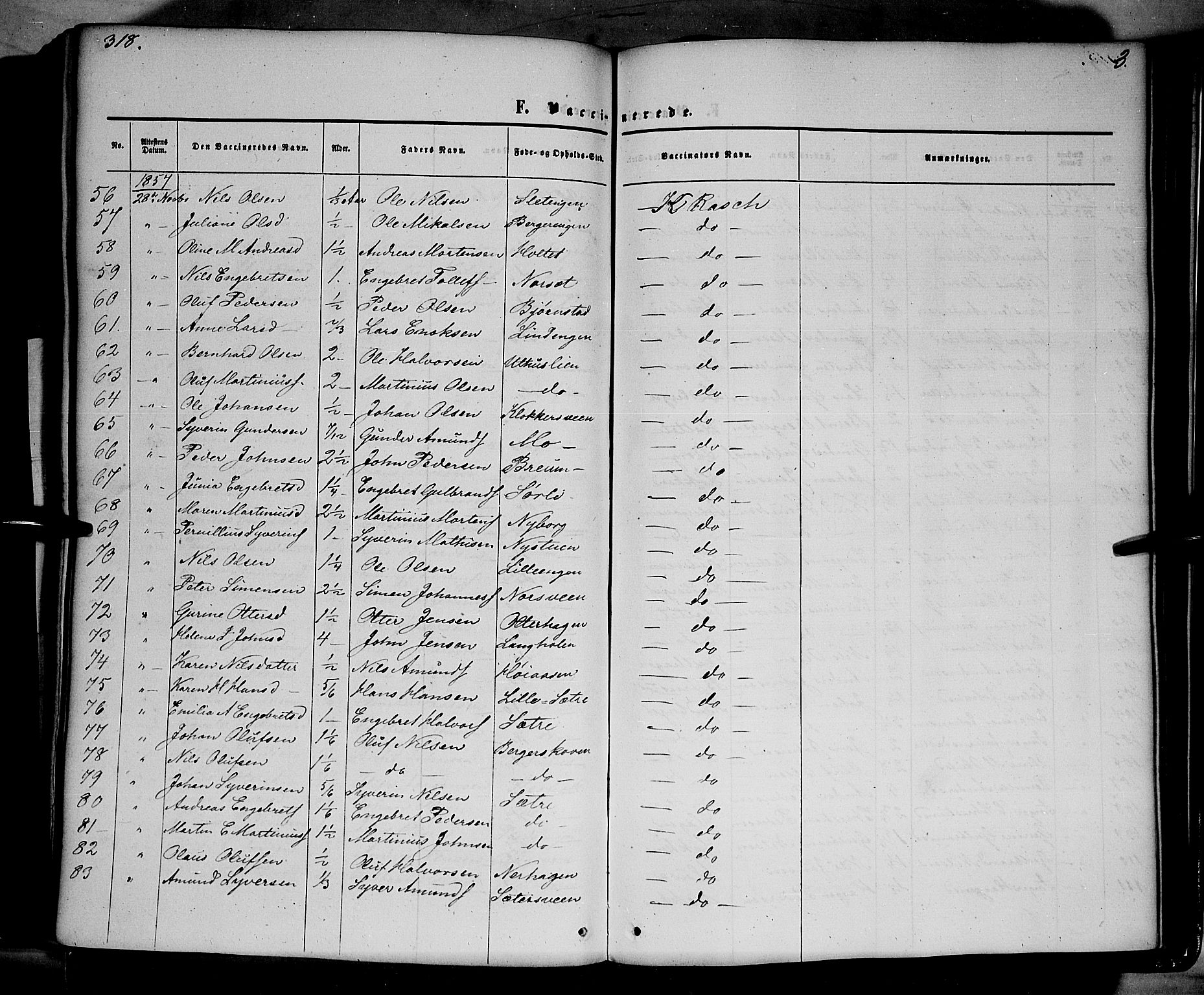 Elverum prestekontor, AV/SAH-PREST-044/H/Ha/Haa/L0010: Ministerialbok nr. 10, 1857-1868, s. 318