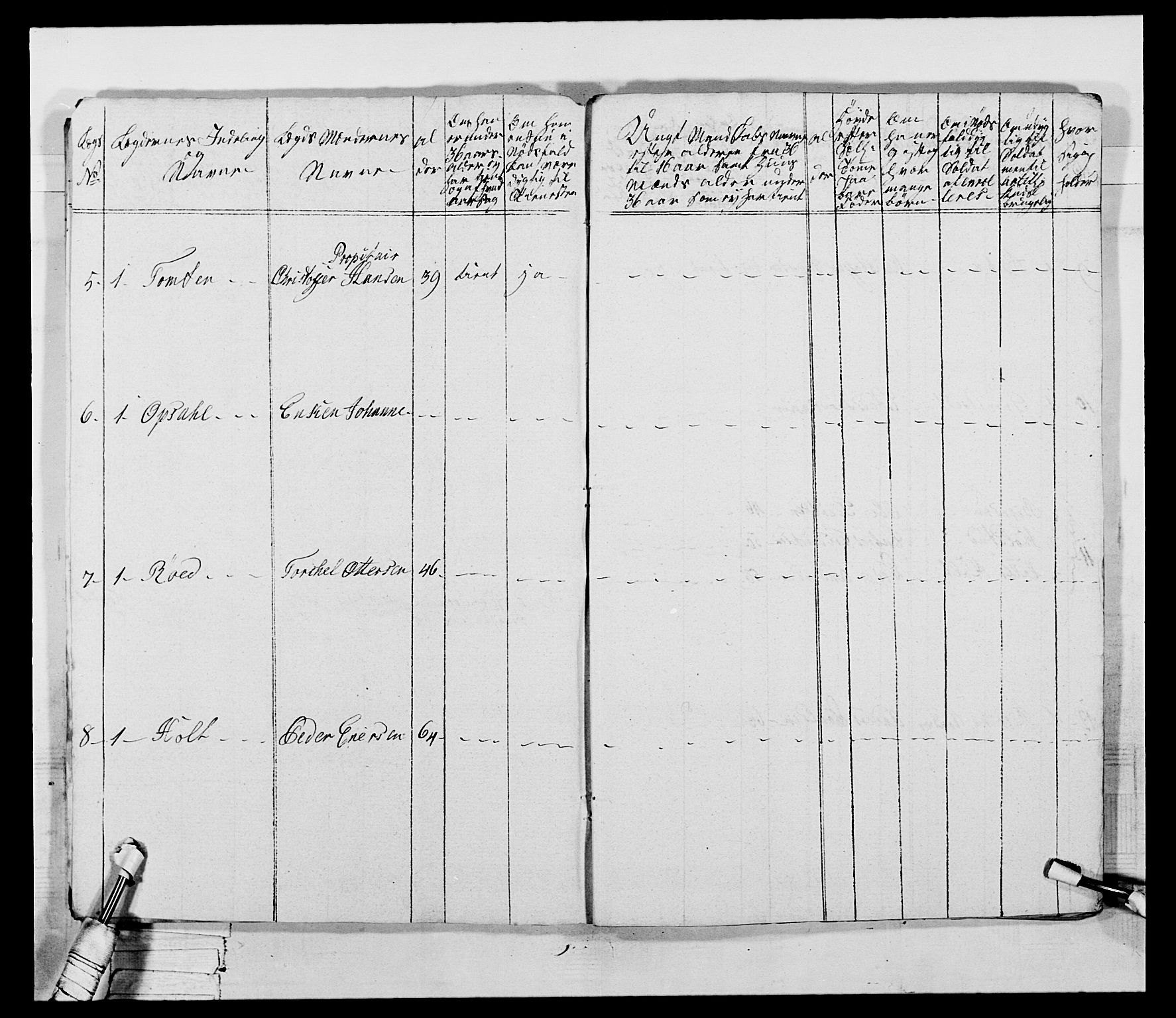 Generalitets- og kommissariatskollegiet, Det kongelige norske kommissariatskollegium, AV/RA-EA-5420/E/Eh/L0045: 2. Akershusiske nasjonale infanteriregiment, 1789, s. 350