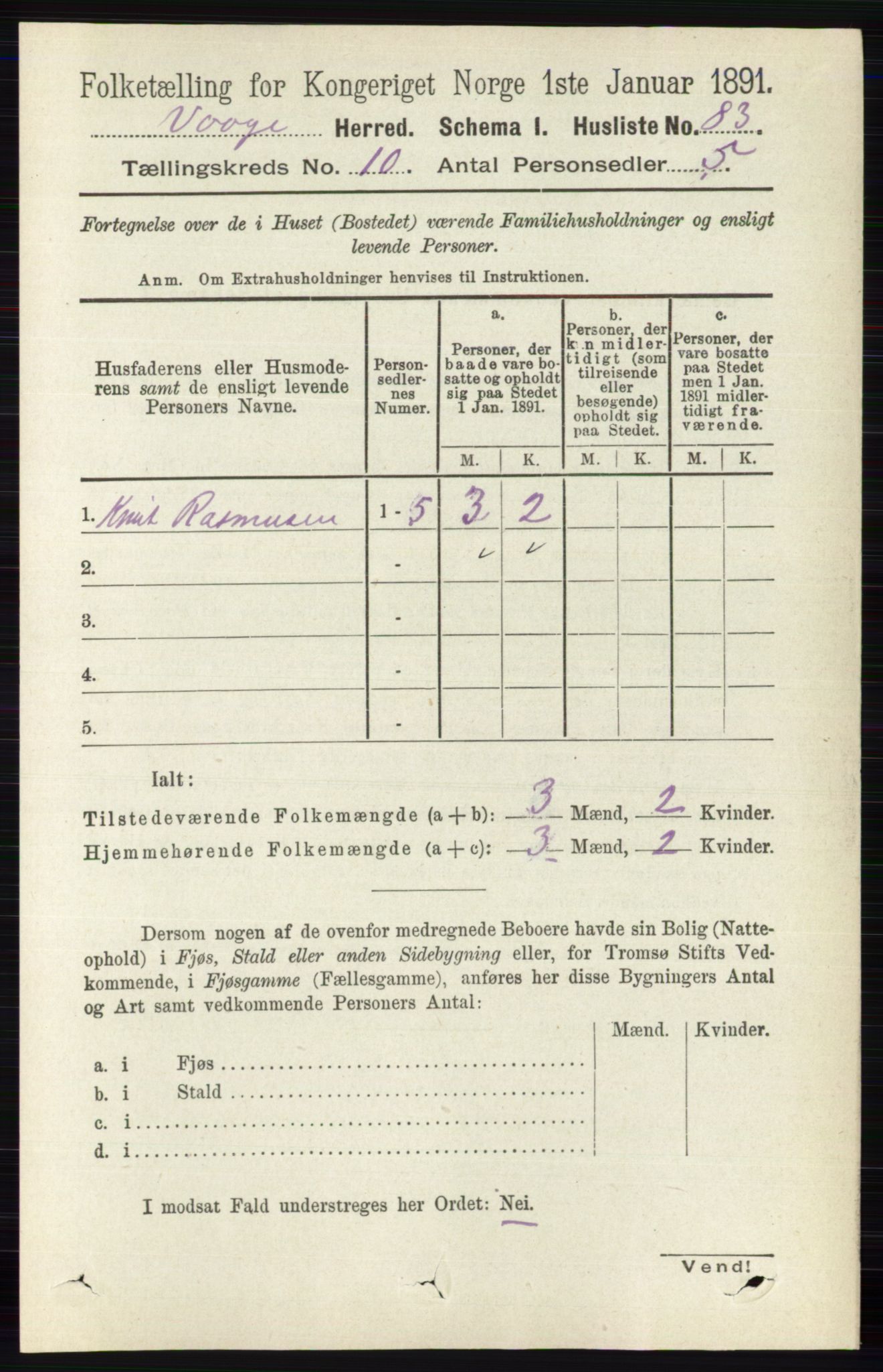 RA, Folketelling 1891 for 0515 Vågå herred, 1891, s. 6213