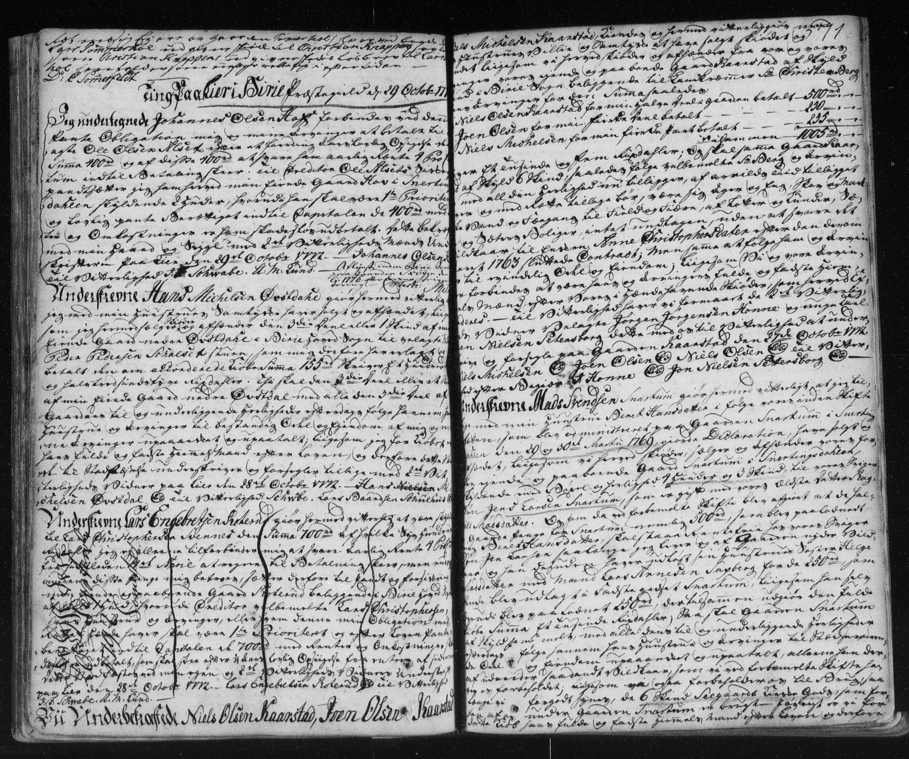 Toten tingrett, SAH/TING-006/H/Hb/Hba/L0002b: Pantebok nr. 2b, 1768-1776, s. 571