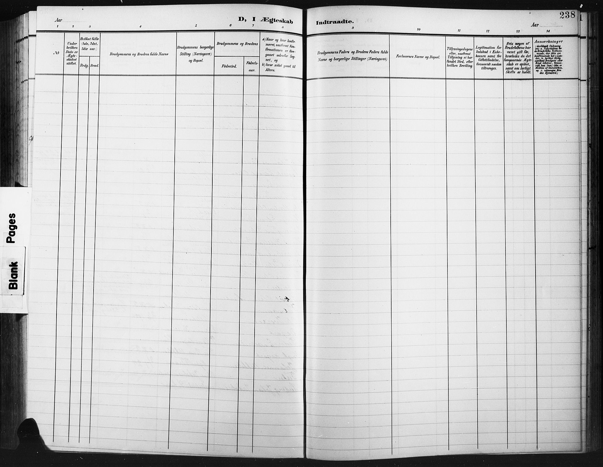 Fåberg prestekontor, AV/SAH-PREST-086/H/Ha/Hab/L0012: Klokkerbok nr. 12, 1903-1924, s. 238