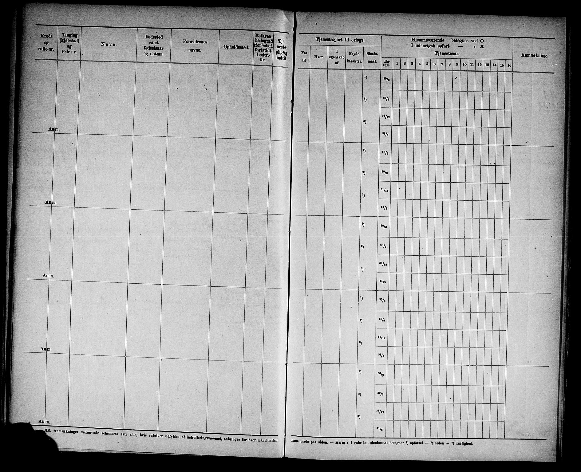 Kristiansand mønstringskrets, AV/SAK-2031-0015/F/Fd/L0012: Rulle sjøvernepliktige, C-12, 1910, s. 29