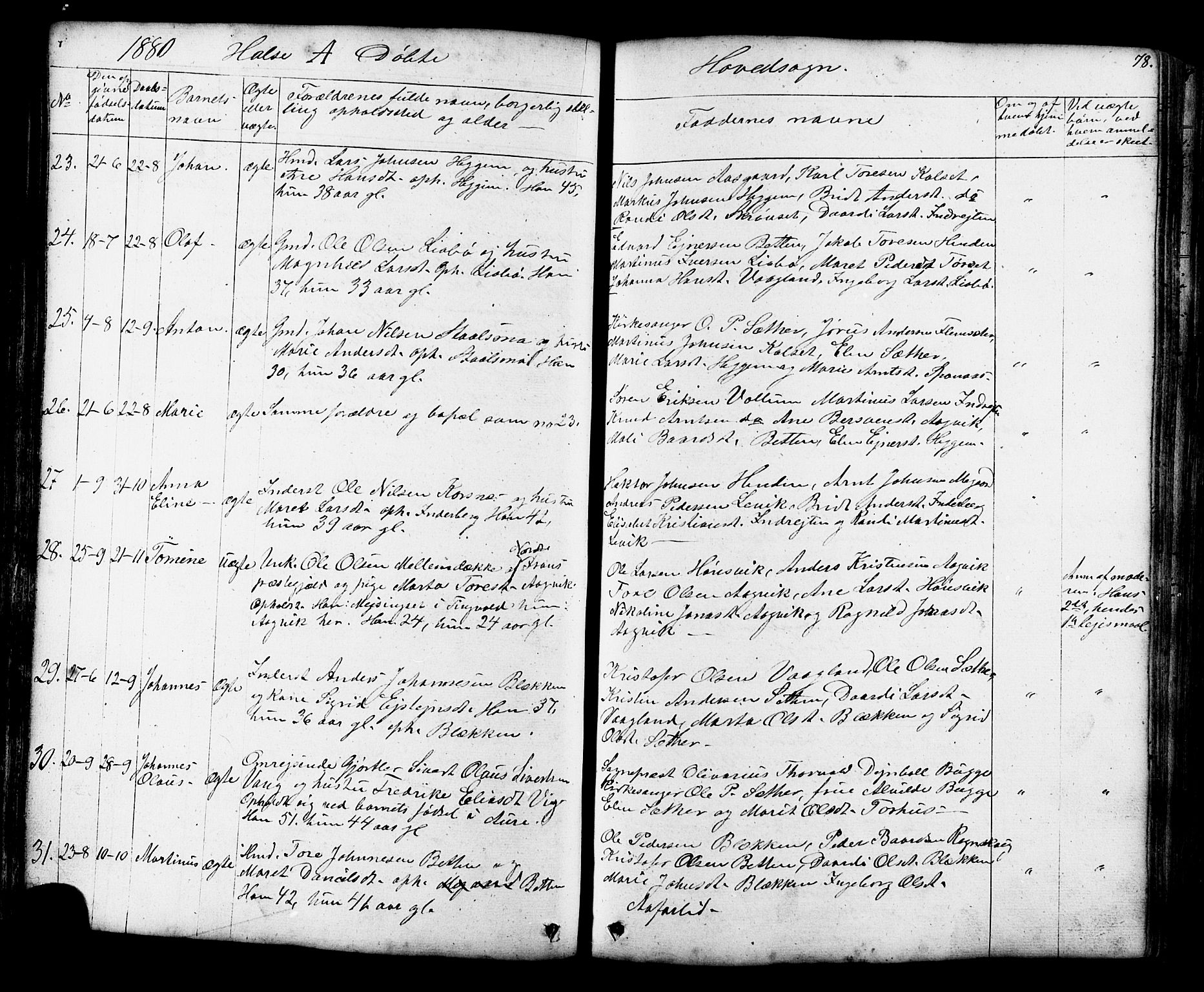 Ministerialprotokoller, klokkerbøker og fødselsregistre - Møre og Romsdal, AV/SAT-A-1454/576/L0890: Klokkerbok nr. 576C01, 1837-1908, s. 78