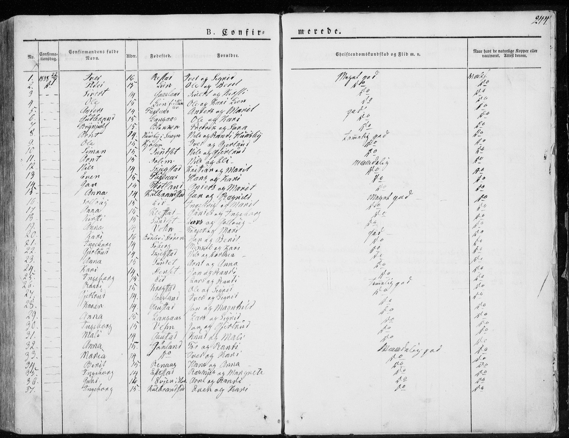 Ministerialprotokoller, klokkerbøker og fødselsregistre - Sør-Trøndelag, SAT/A-1456/691/L1069: Ministerialbok nr. 691A04, 1826-1841, s. 244