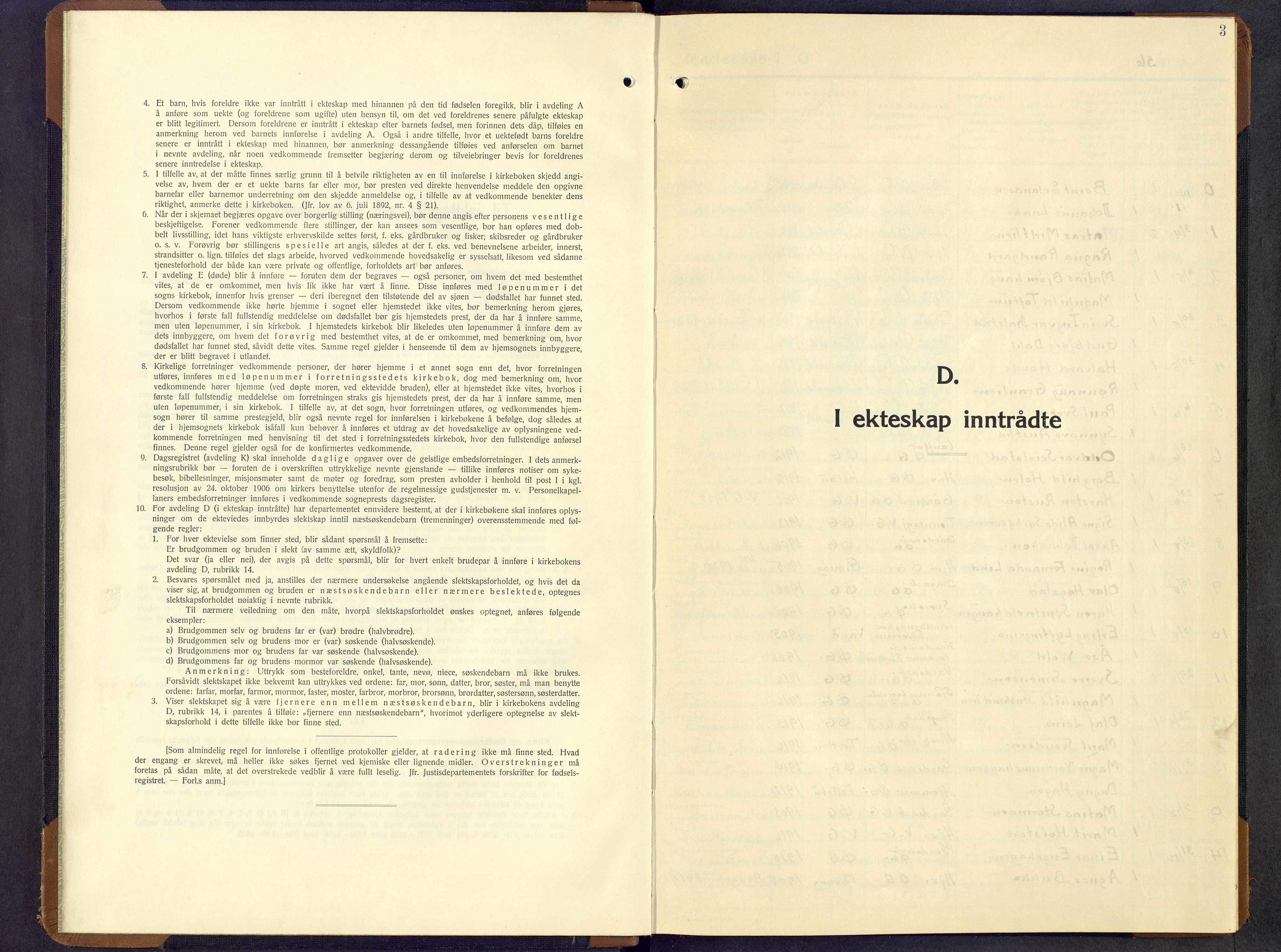 Østre Gausdal prestekontor, AV/SAH-PREST-092/H/Ha/Hab/L0012: Klokkerbok nr. 12, 1936-1964, s. 3