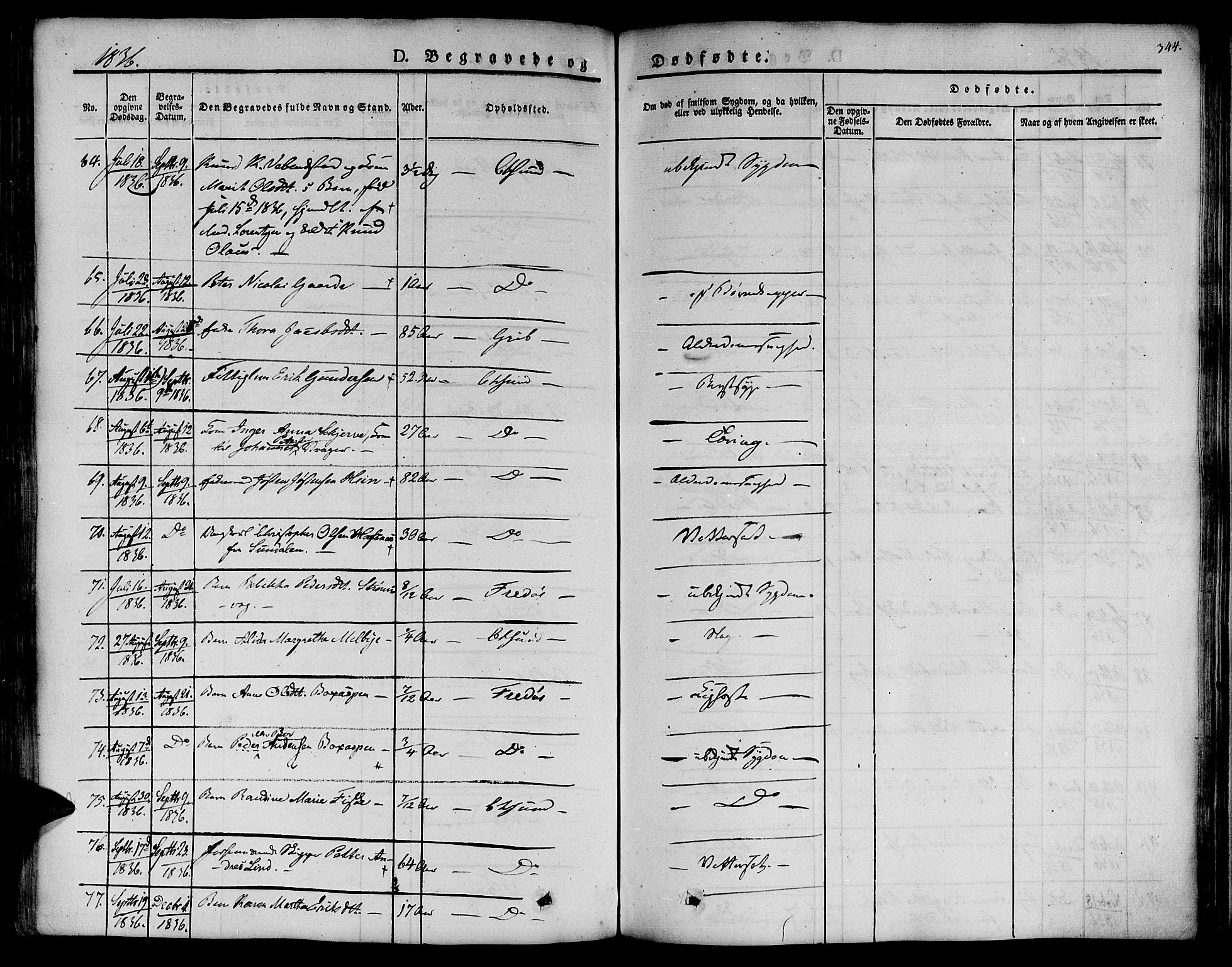 Ministerialprotokoller, klokkerbøker og fødselsregistre - Møre og Romsdal, AV/SAT-A-1454/572/L0843: Ministerialbok nr. 572A06, 1832-1842, s. 344