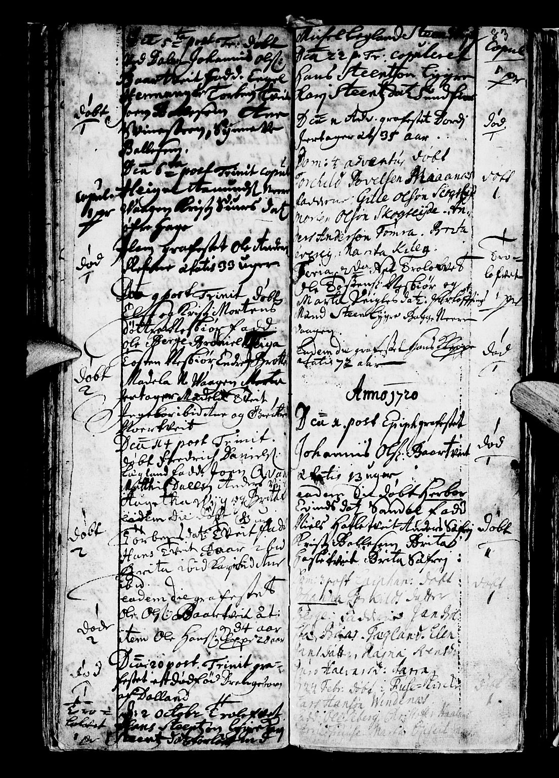 Os sokneprestembete, AV/SAB-A-99929: Ministerialbok nr. A 5, 1669-1760, s. 83