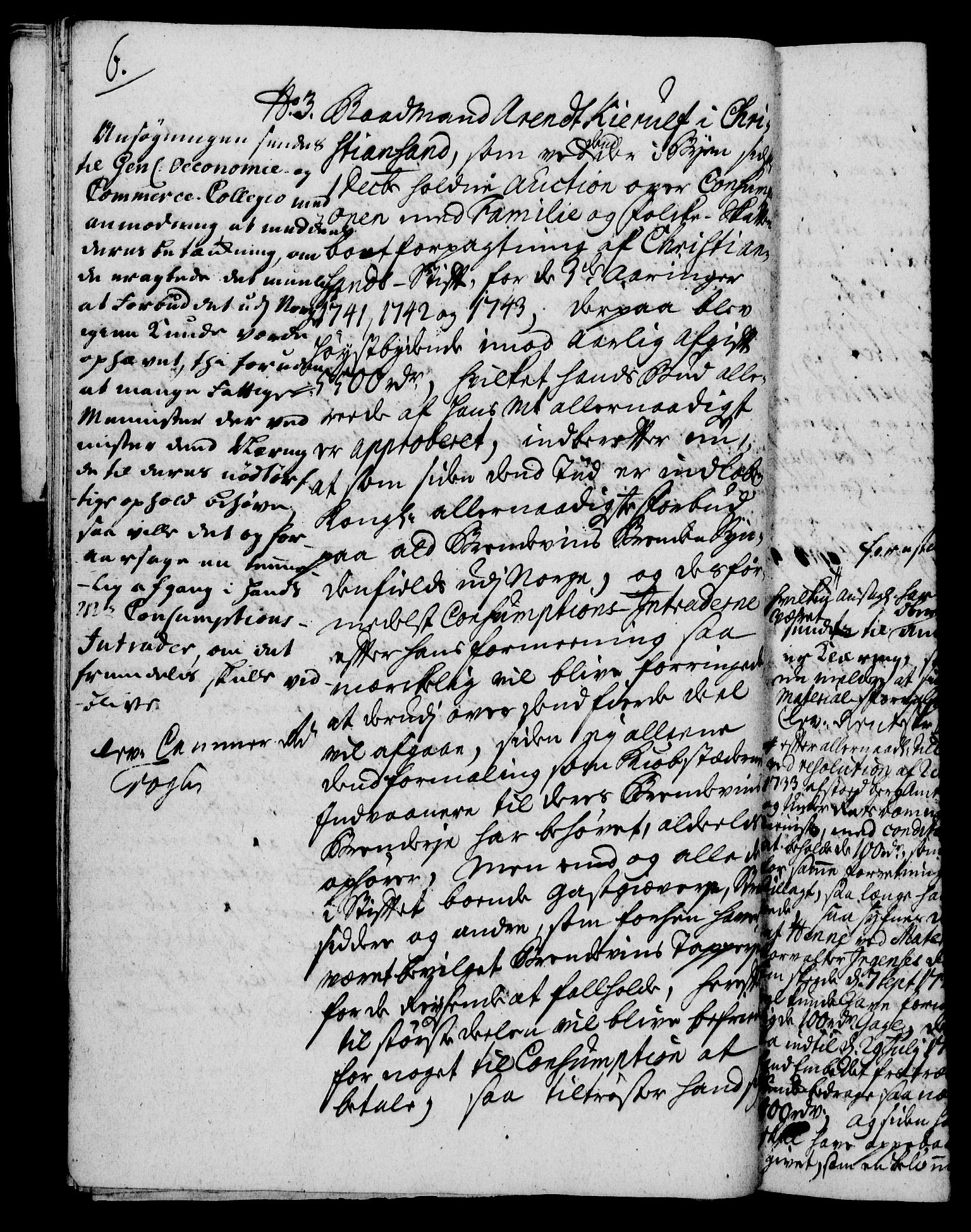 Rentekammeret, Kammerkanselliet, AV/RA-EA-3111/G/Gh/Gha/L0023: Norsk ekstraktmemorialprotokoll (merket RK 53.68), 1741-1742, s. 6
