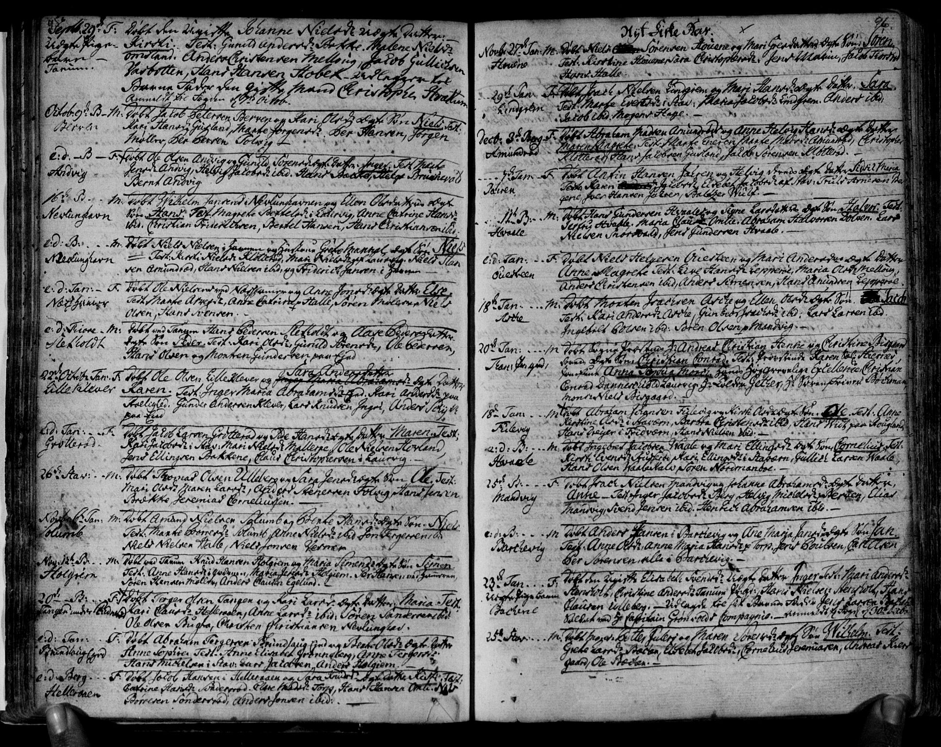 Brunlanes kirkebøker, SAKO/A-342/F/Fa/L0001: Ministerialbok nr. I 1, 1766-1801, s. 95-96