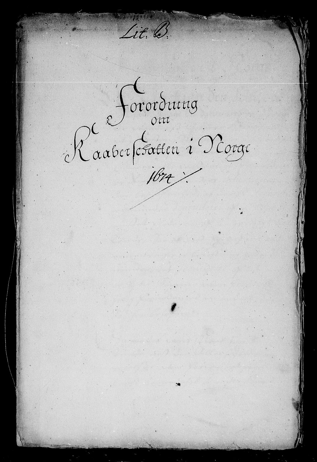 Rentekammeret inntil 1814, Reviderte regnskaper, Stiftamtstueregnskaper, Trondheim stiftamt og Nordland amt, RA/EA-6044/R/Rd/L0045: Trondheim stiftamt, 1674-1676