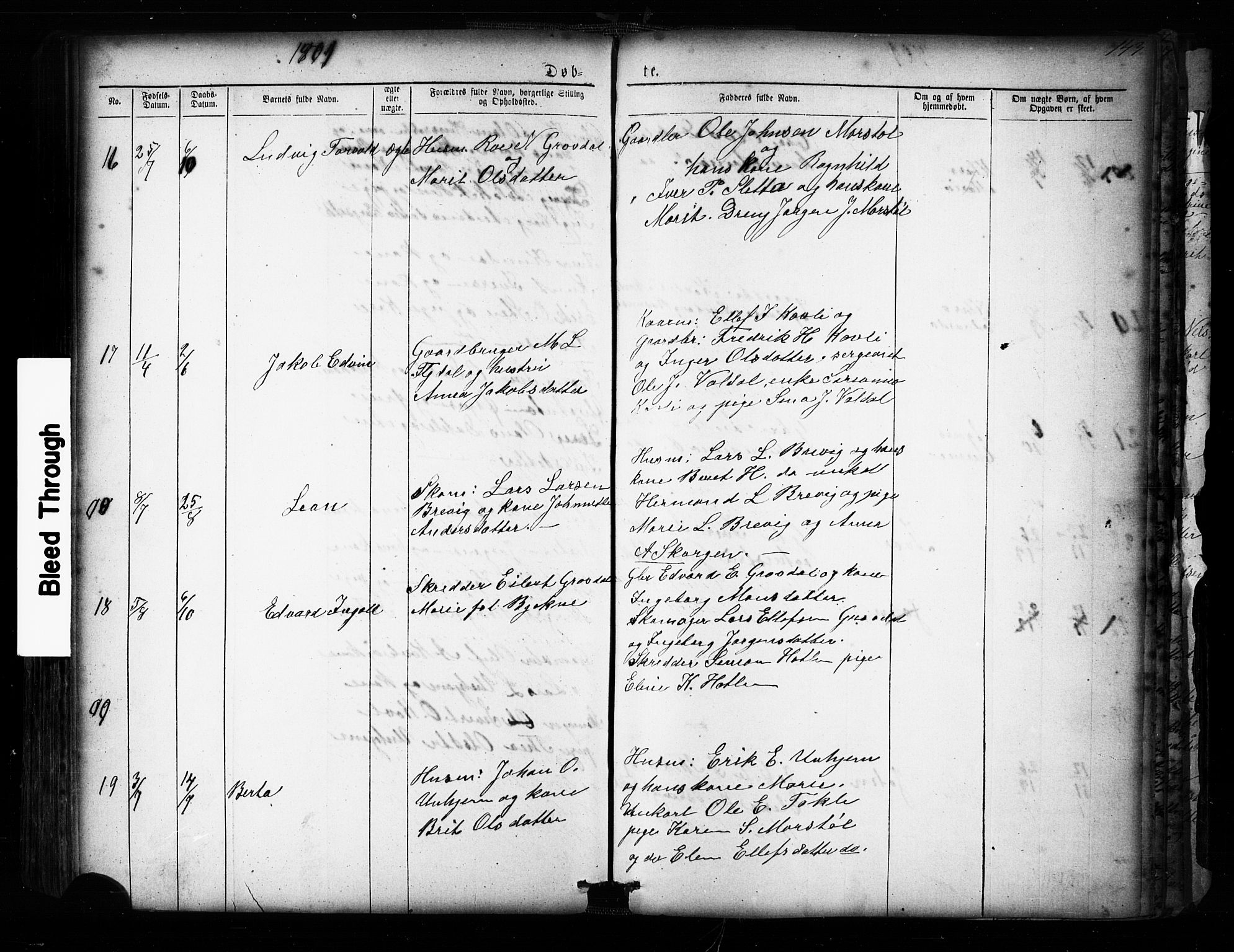 Ministerialprotokoller, klokkerbøker og fødselsregistre - Møre og Romsdal, AV/SAT-A-1454/545/L0588: Klokkerbok nr. 545C02, 1867-1902, s. 143