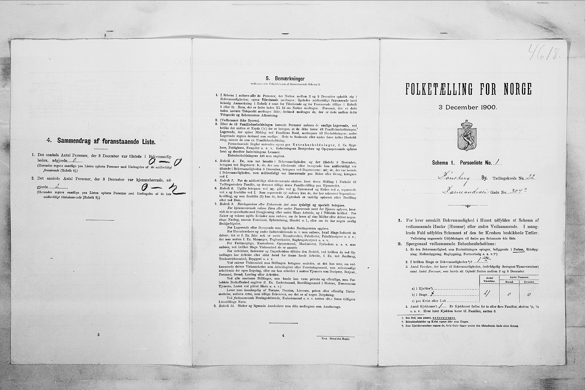RA, Folketelling 1900 for 0705 Tønsberg kjøpstad, 1900, s. 3512