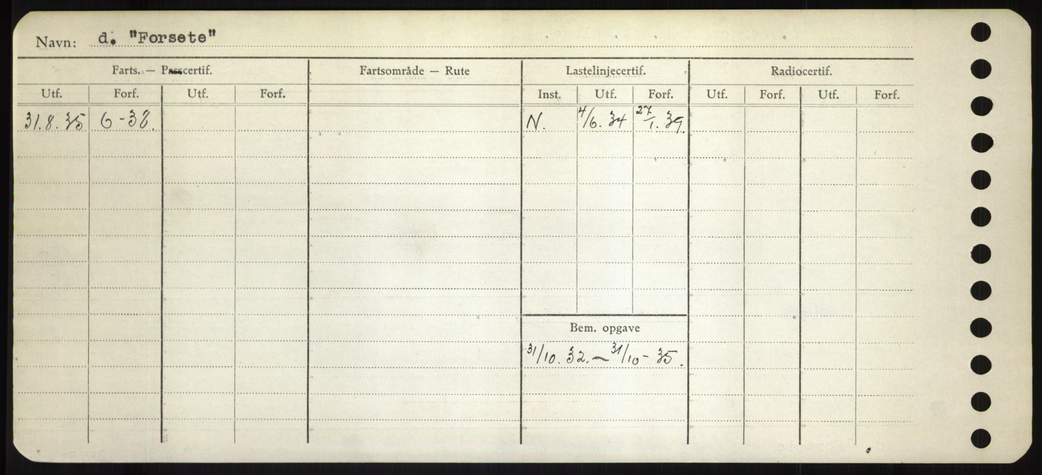 Sjøfartsdirektoratet med forløpere, Skipsmålingen, RA/S-1627/H/Hd/L0011: Fartøy, Fla-Får, s. 182