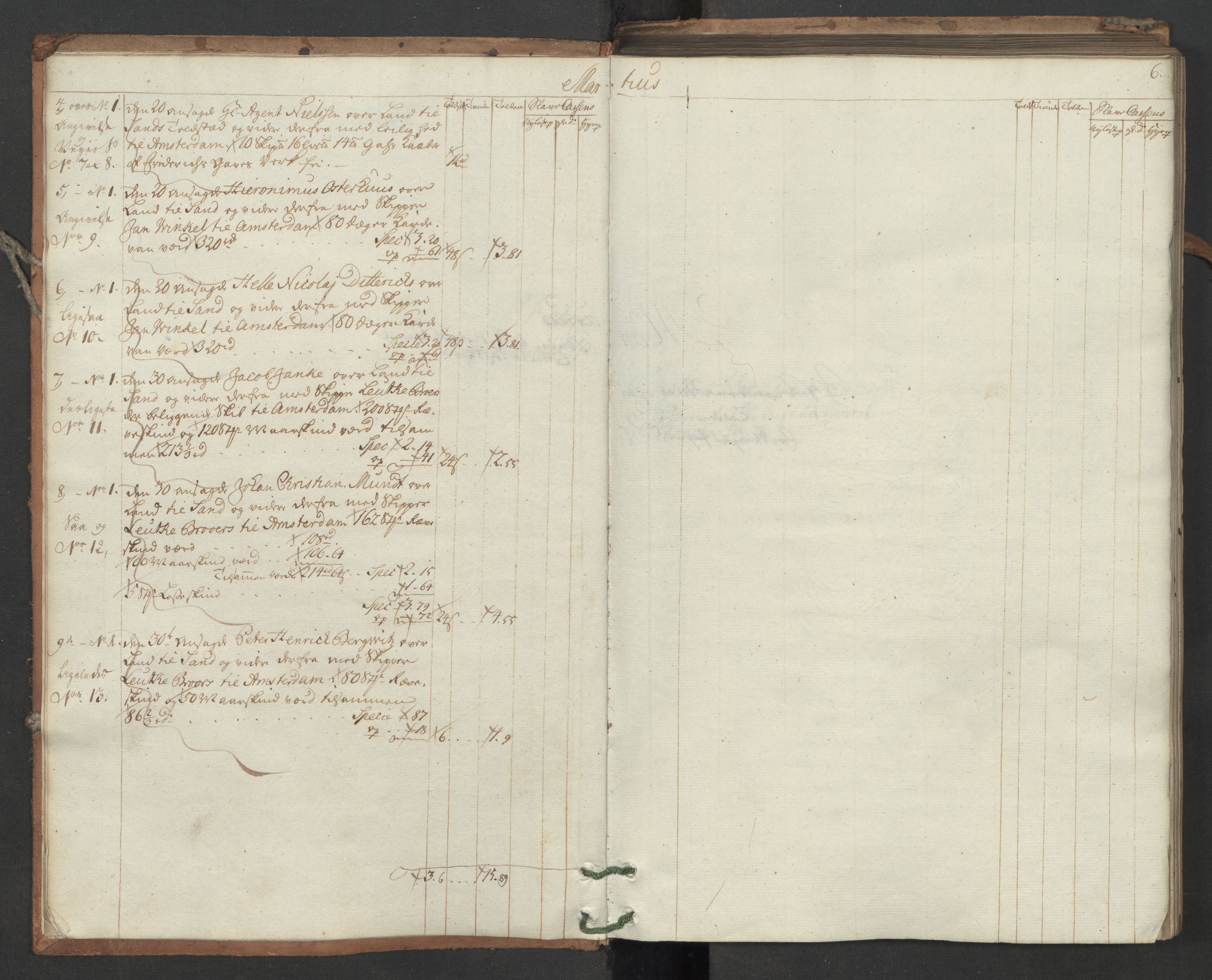 Generaltollkammeret, tollregnskaper, AV/RA-EA-5490/R06/L0047/0001: Tollregnskaper Kristiania / Utgående hovedtollbok, 1758