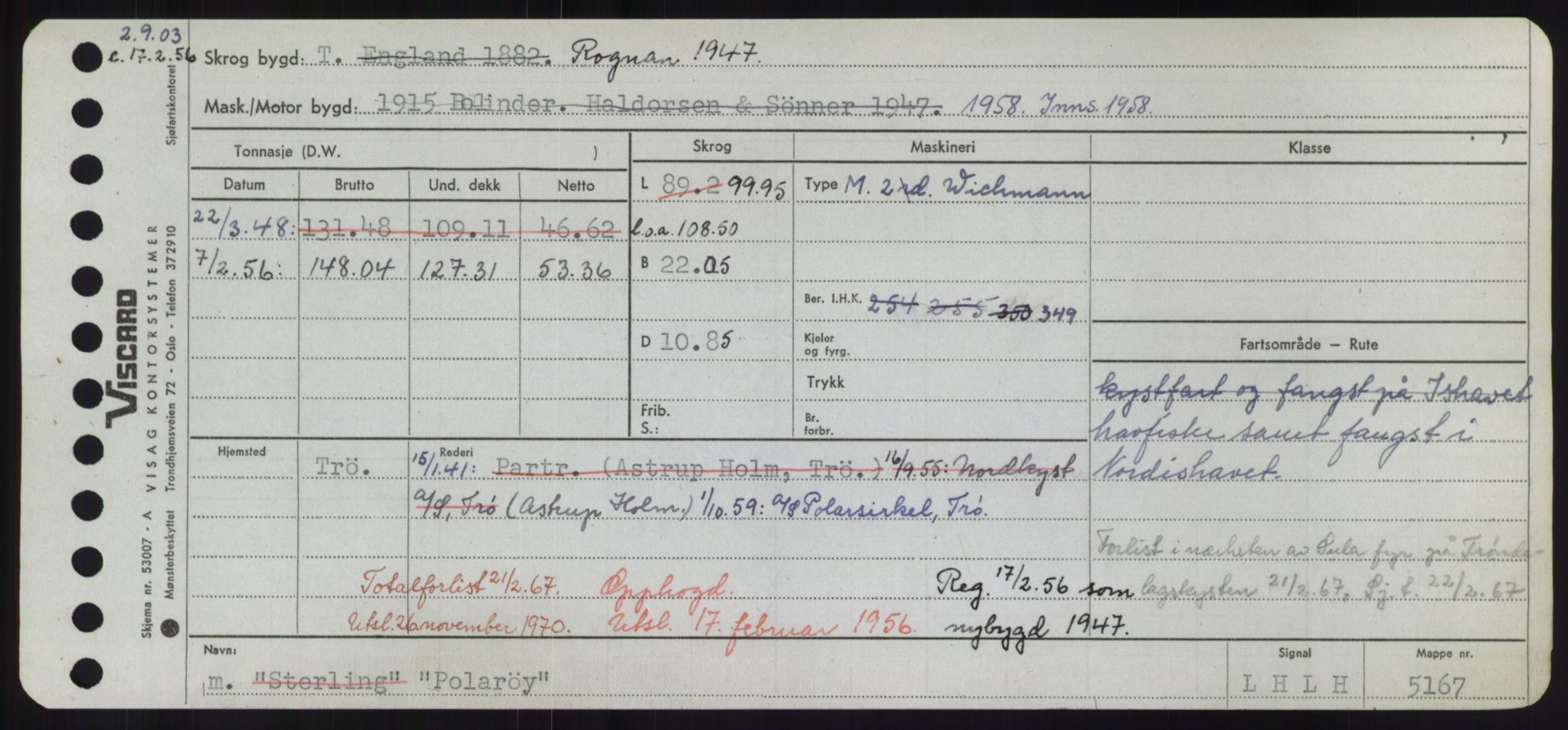 Sjøfartsdirektoratet med forløpere, Skipsmålingen, RA/S-1627/H/Hd/L0029: Fartøy, P, s. 421