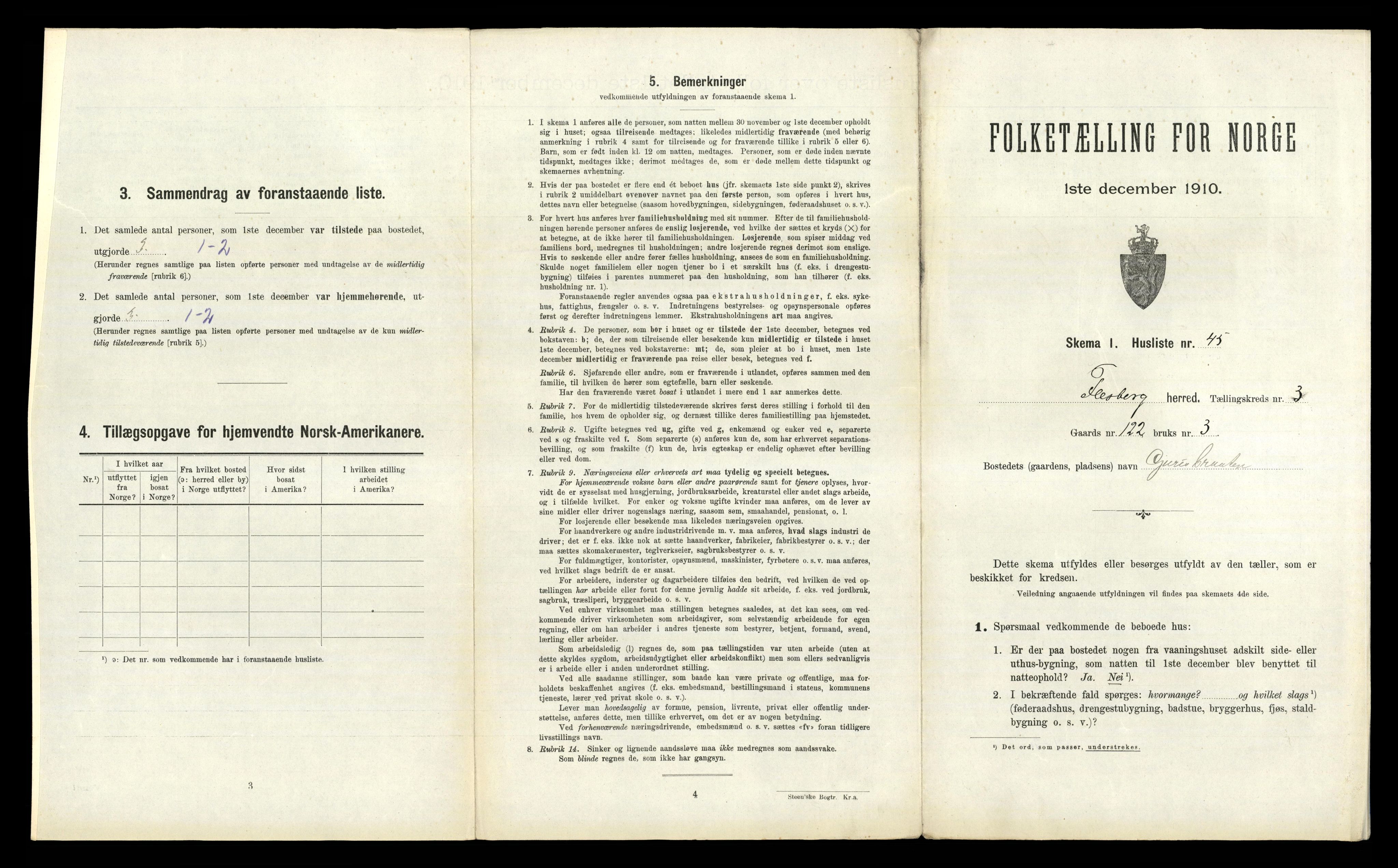 RA, Folketelling 1910 for 0631 Flesberg herred, 1910, s. 207