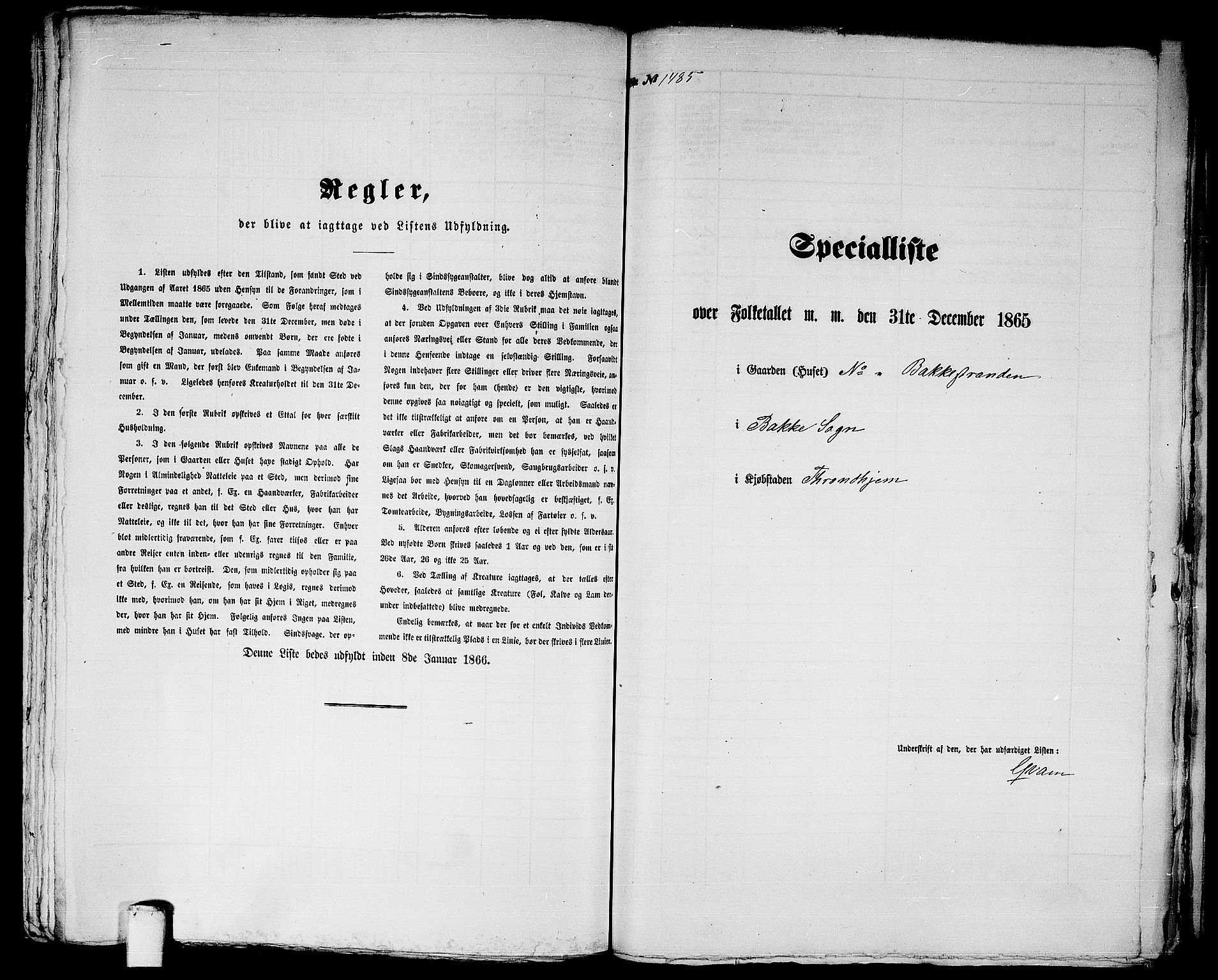 RA, Folketelling 1865 for 1601 Trondheim kjøpstad, 1865, s. 3070