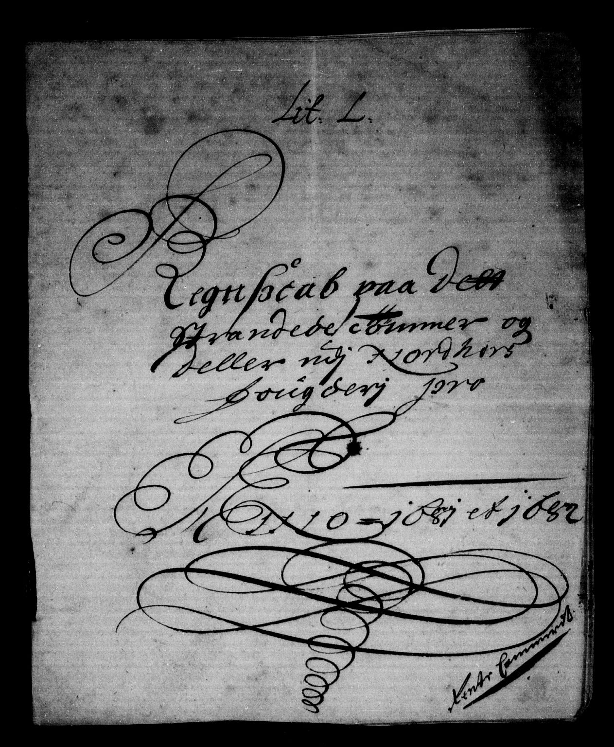 Rentekammeret inntil 1814, Reviderte regnskaper, Stiftamtstueregnskaper, Bergen stiftamt, RA/EA-6043/R/Rc/L0062: Bergen stiftamt, 1682