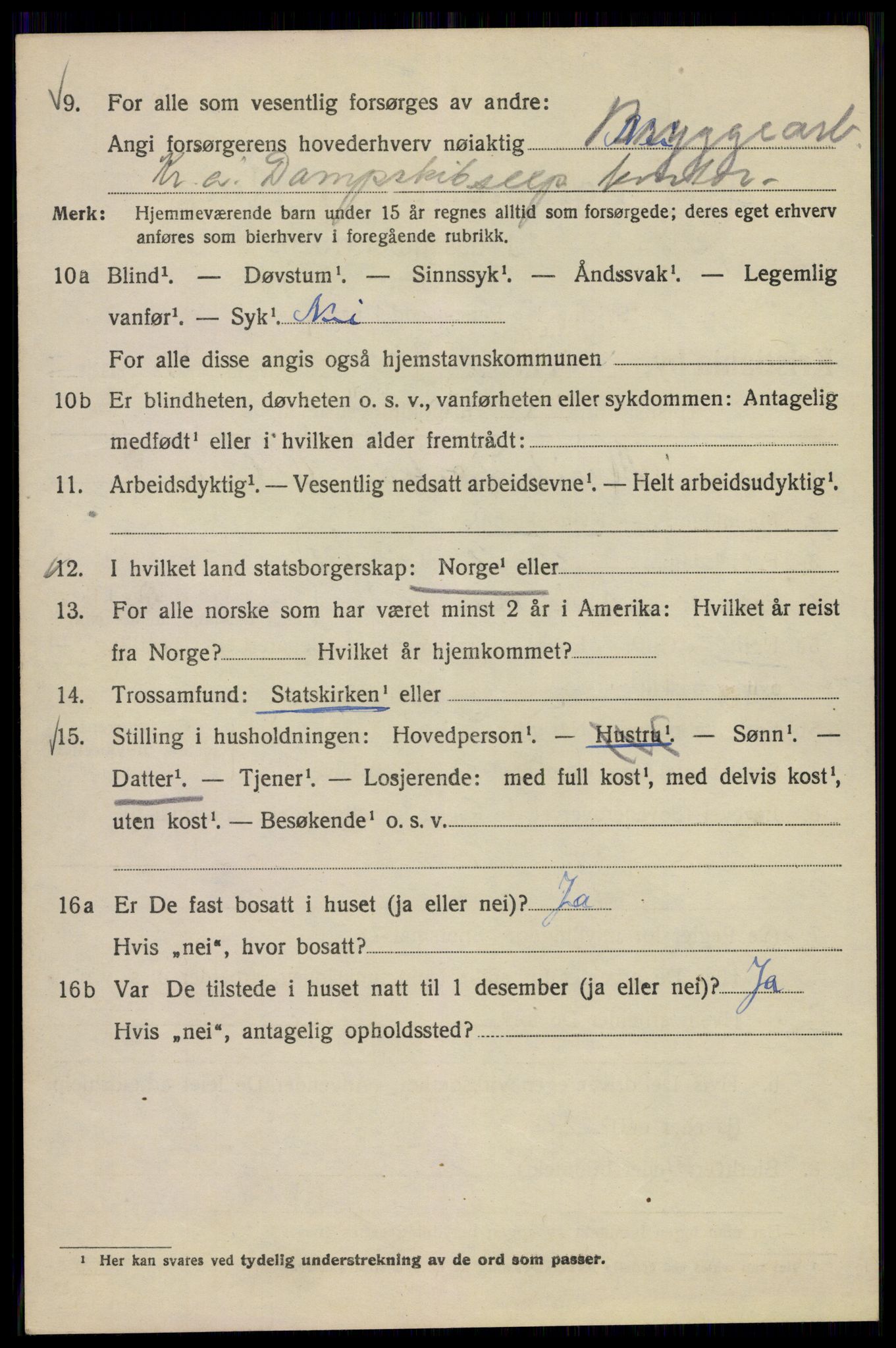 SAO, Folketelling 1920 for 0301 Kristiania kjøpstad, 1920, s. 563360