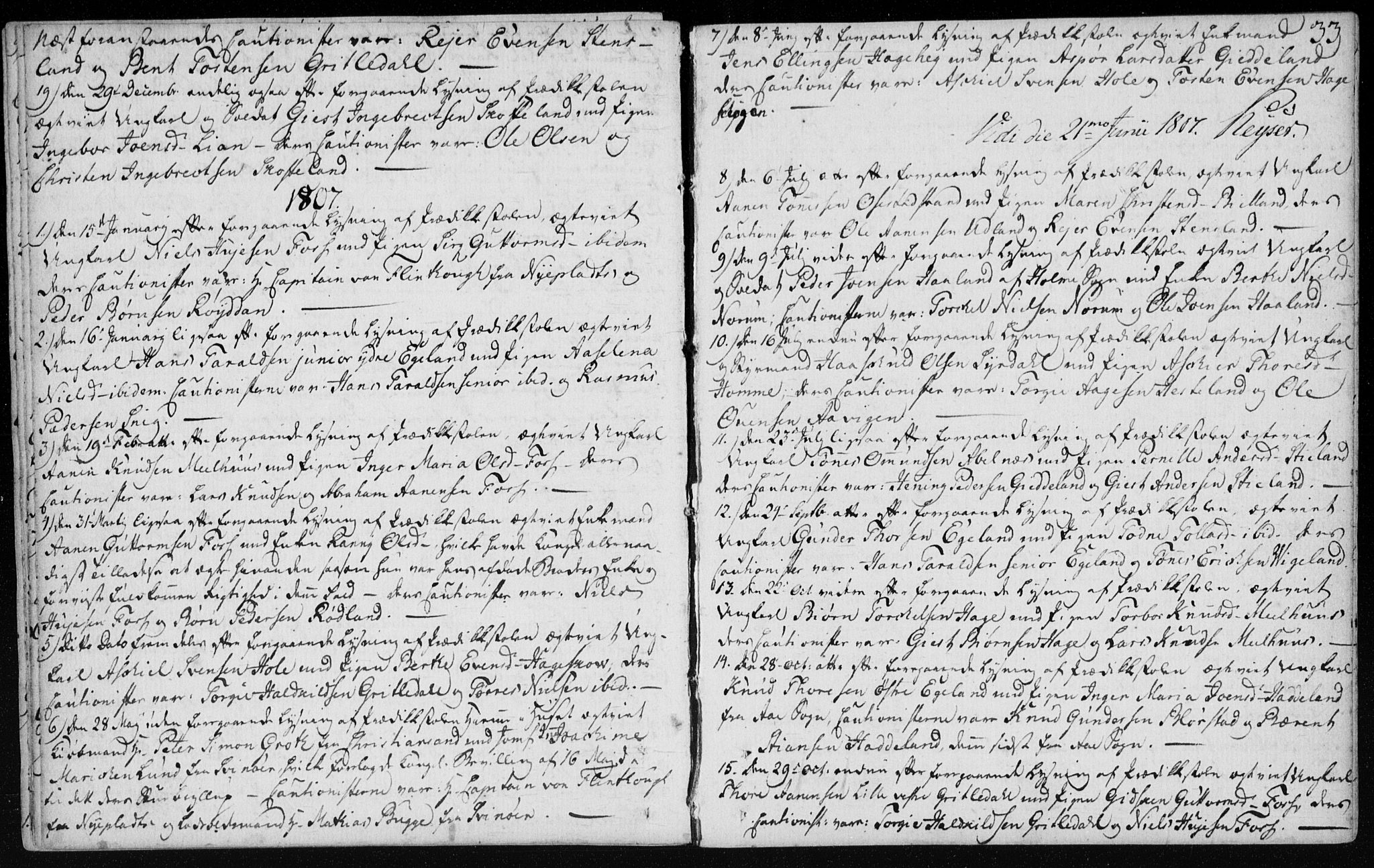 Sør-Audnedal sokneprestkontor, AV/SAK-1111-0039/F/Fa/Fab/L0003: Ministerialbok nr. A 3, 1766-1828, s. 33
