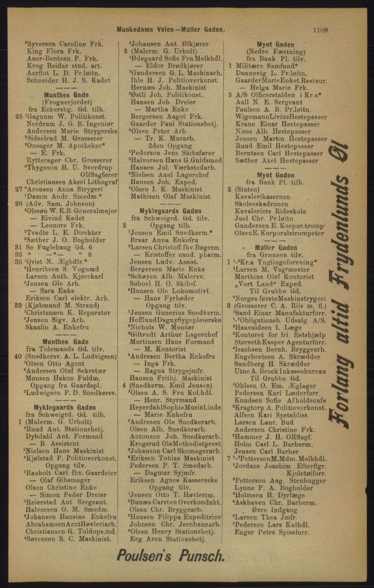 Kristiania/Oslo adressebok, PUBL/-, 1905, s. 1109
