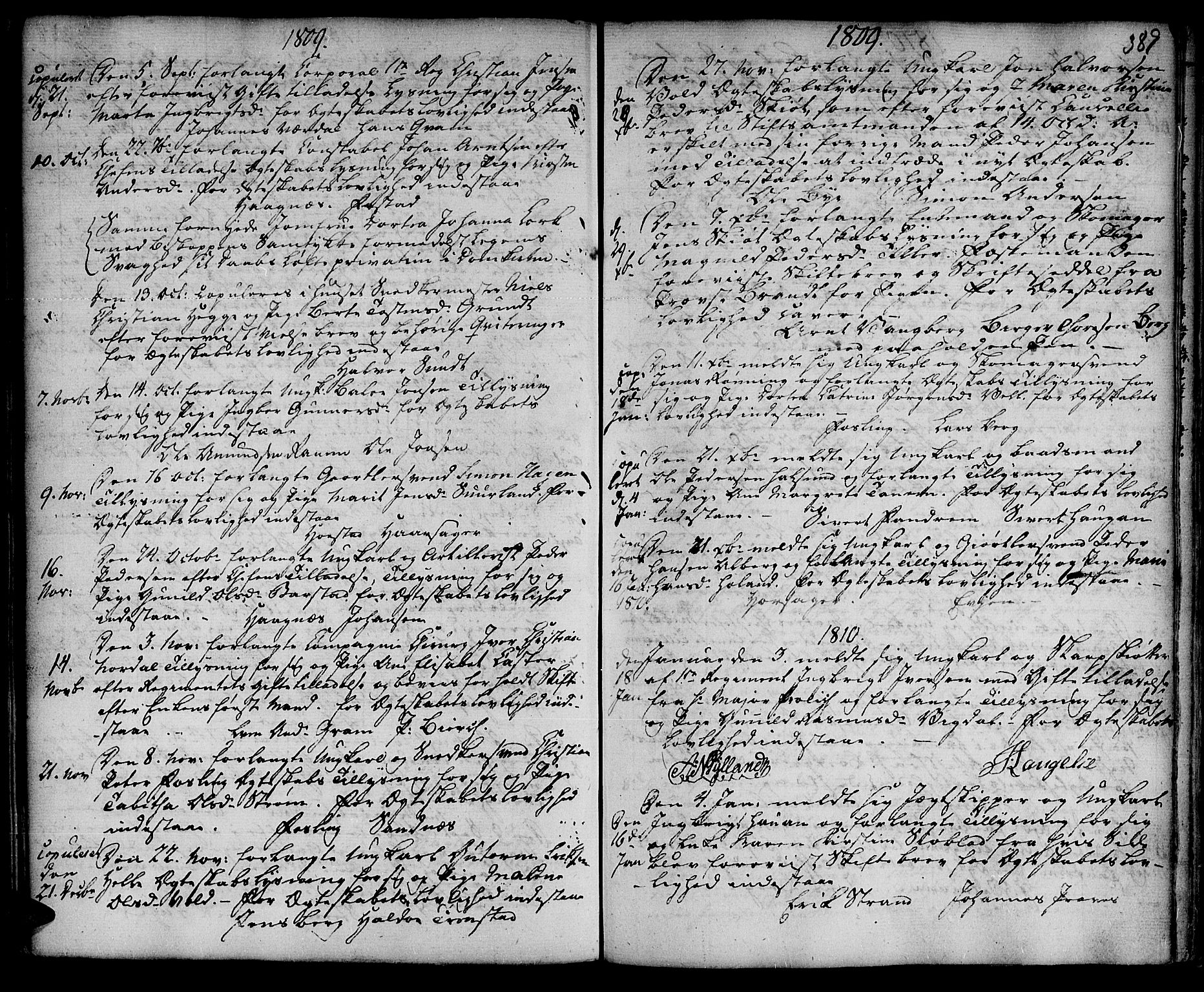 Ministerialprotokoller, klokkerbøker og fødselsregistre - Sør-Trøndelag, AV/SAT-A-1456/601/L0038: Ministerialbok nr. 601A06, 1766-1877, s. 389