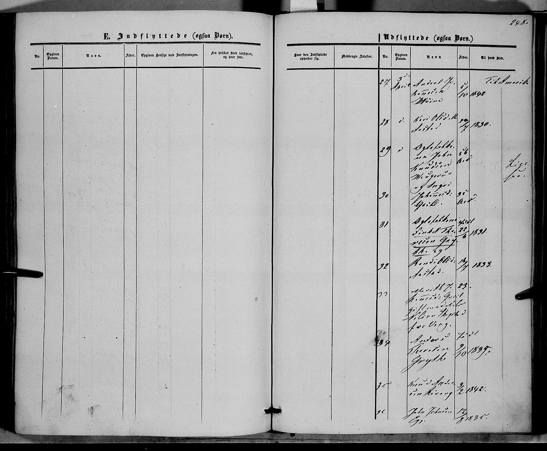 Vestre Slidre prestekontor, SAH/PREST-136/H/Ha/Haa/L0002: Ministerialbok nr. 2, 1856-1864, s. 248