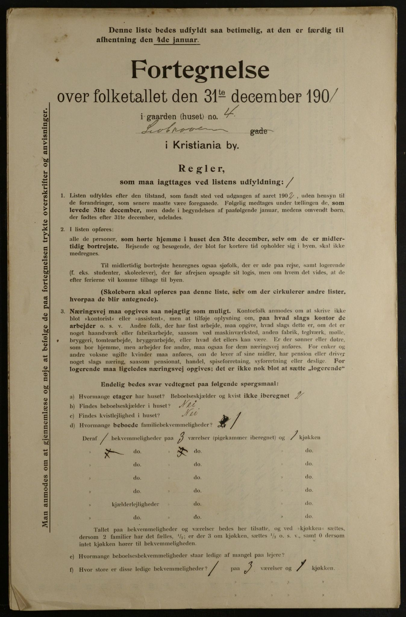 OBA, Kommunal folketelling 31.12.1901 for Kristiania kjøpstad, 1901, s. 8943