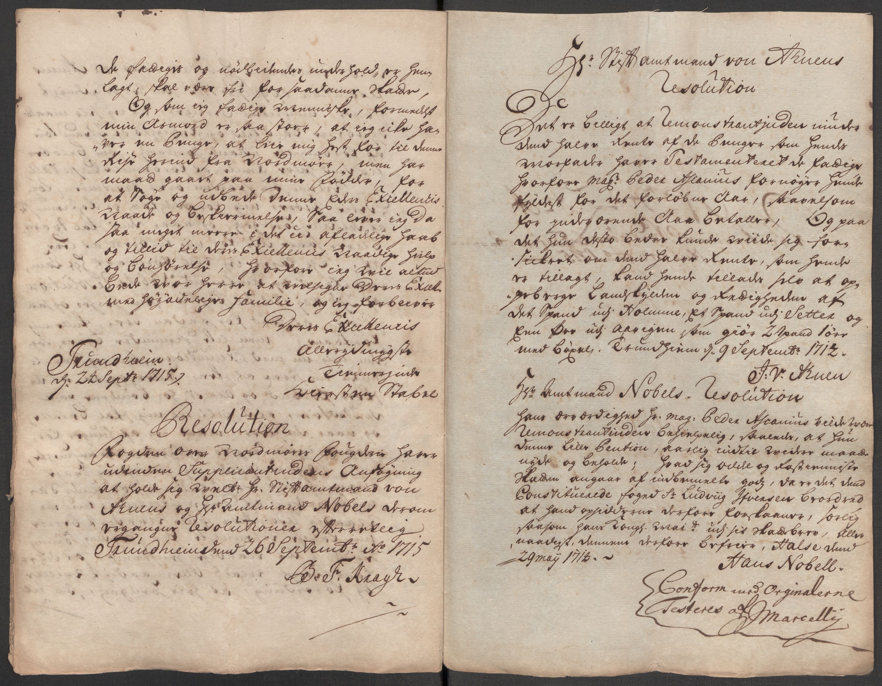 Rentekammeret inntil 1814, Reviderte regnskaper, Fogderegnskap, AV/RA-EA-4092/R56/L3748: Fogderegnskap Nordmøre, 1714-1715, s. 539