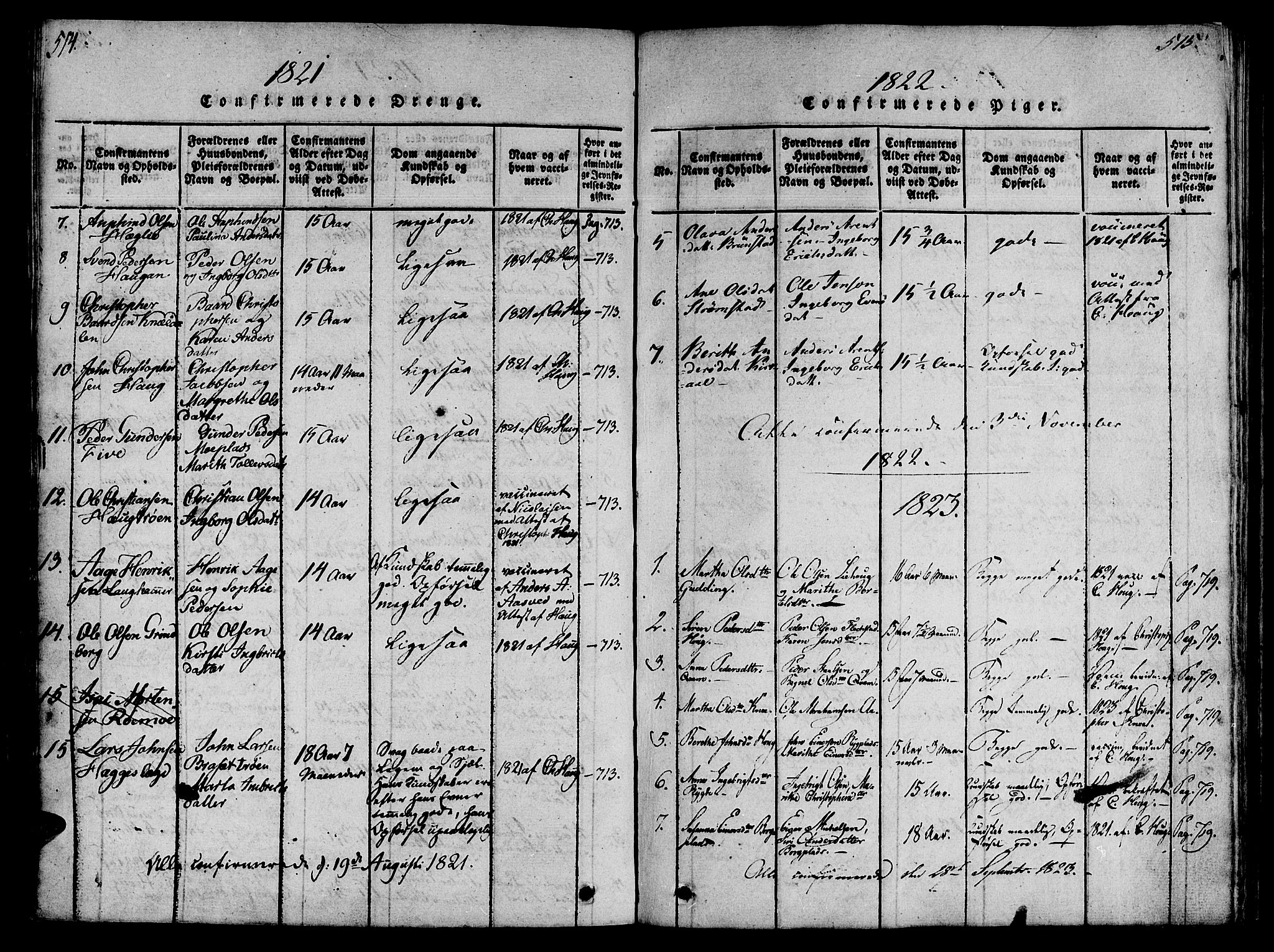 Ministerialprotokoller, klokkerbøker og fødselsregistre - Nord-Trøndelag, SAT/A-1458/746/L0441: Ministerialbok nr. 746A03 /2, 1816-1827, s. 514-515