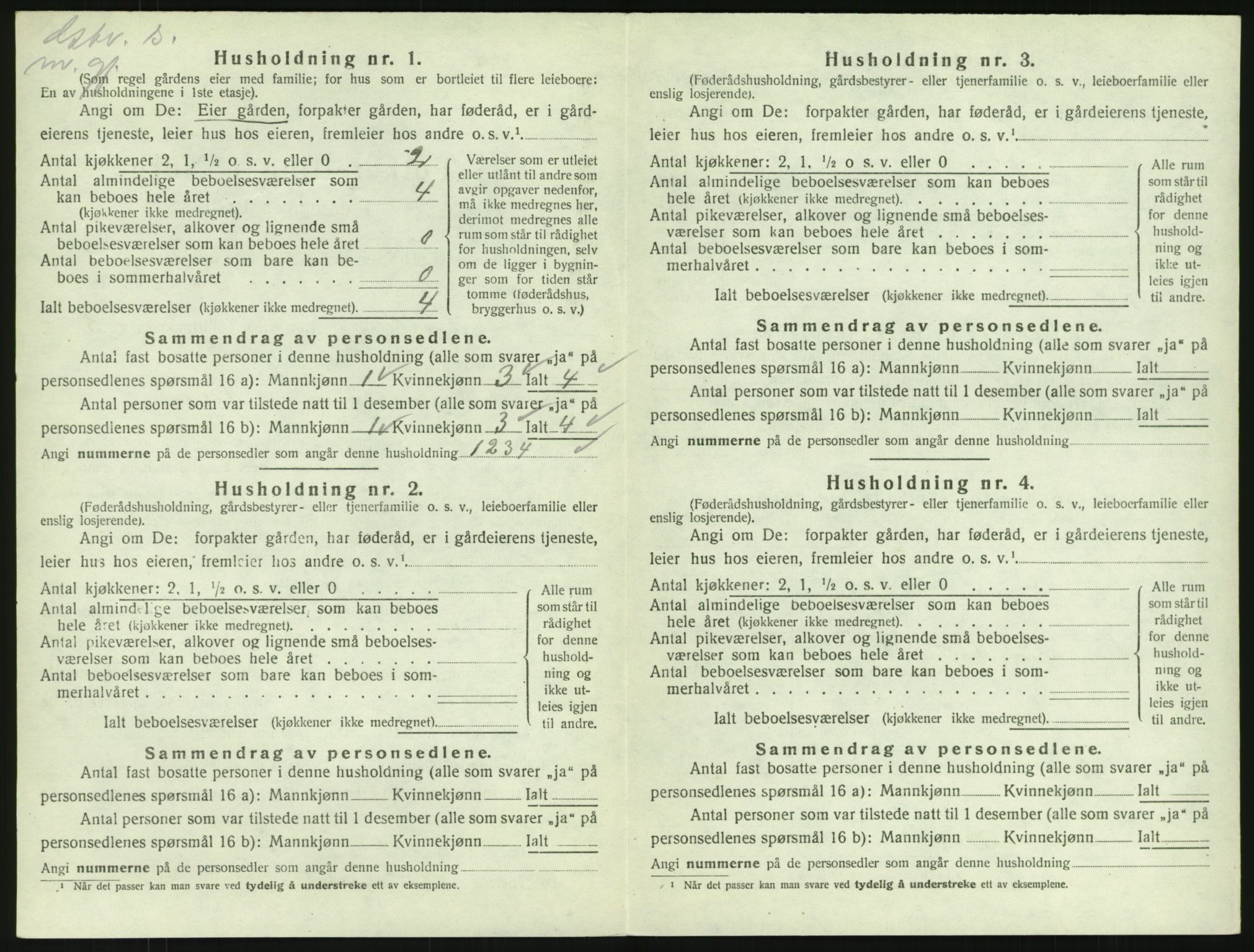 SAKO, Folketelling 1920 for 0725 Tjølling herred, 1920, s. 984