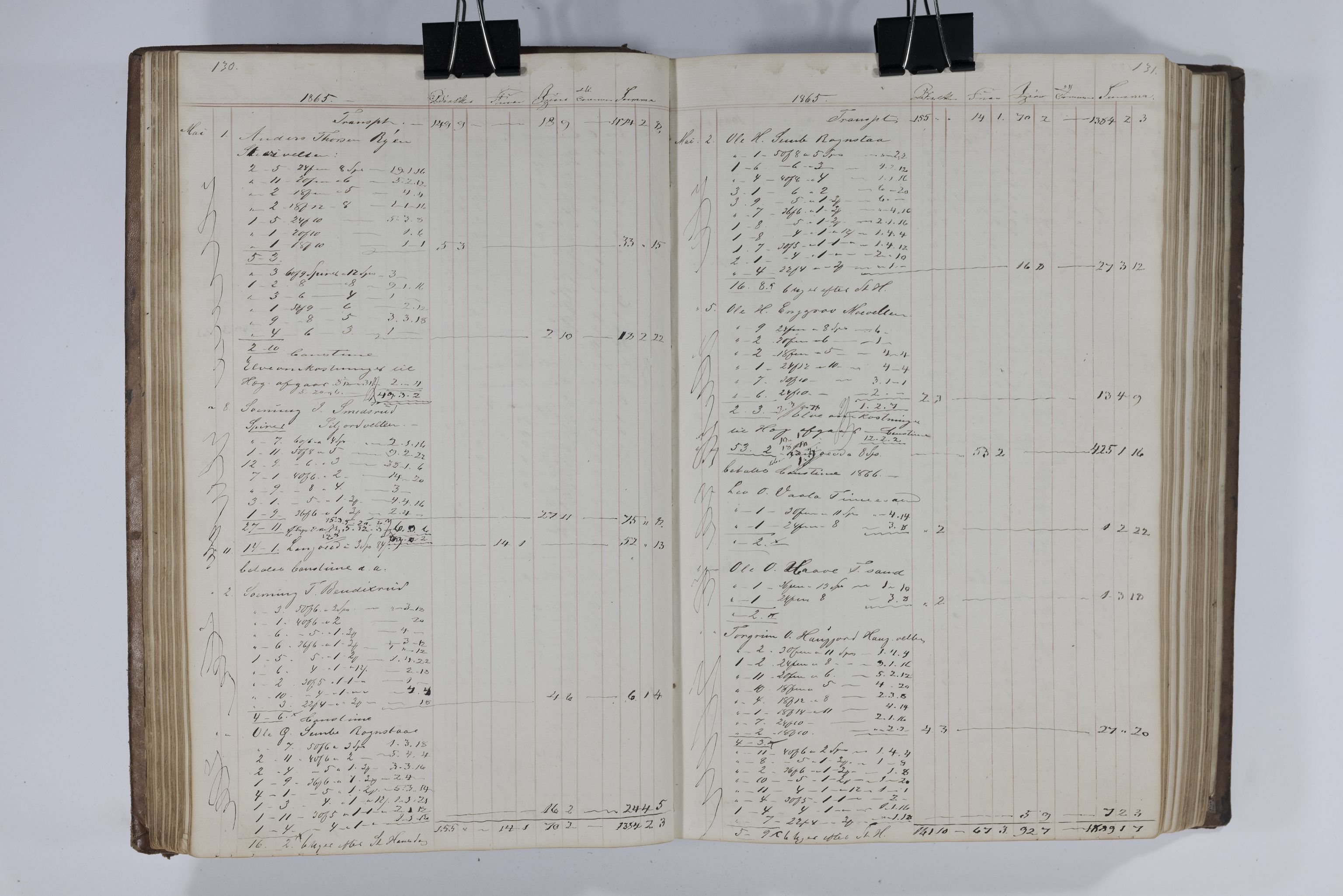 Blehr/ Kjellestad, TEMU/TGM-A-1212/E/Ea/L0003: Merkebok, 1858-1869, s. 68