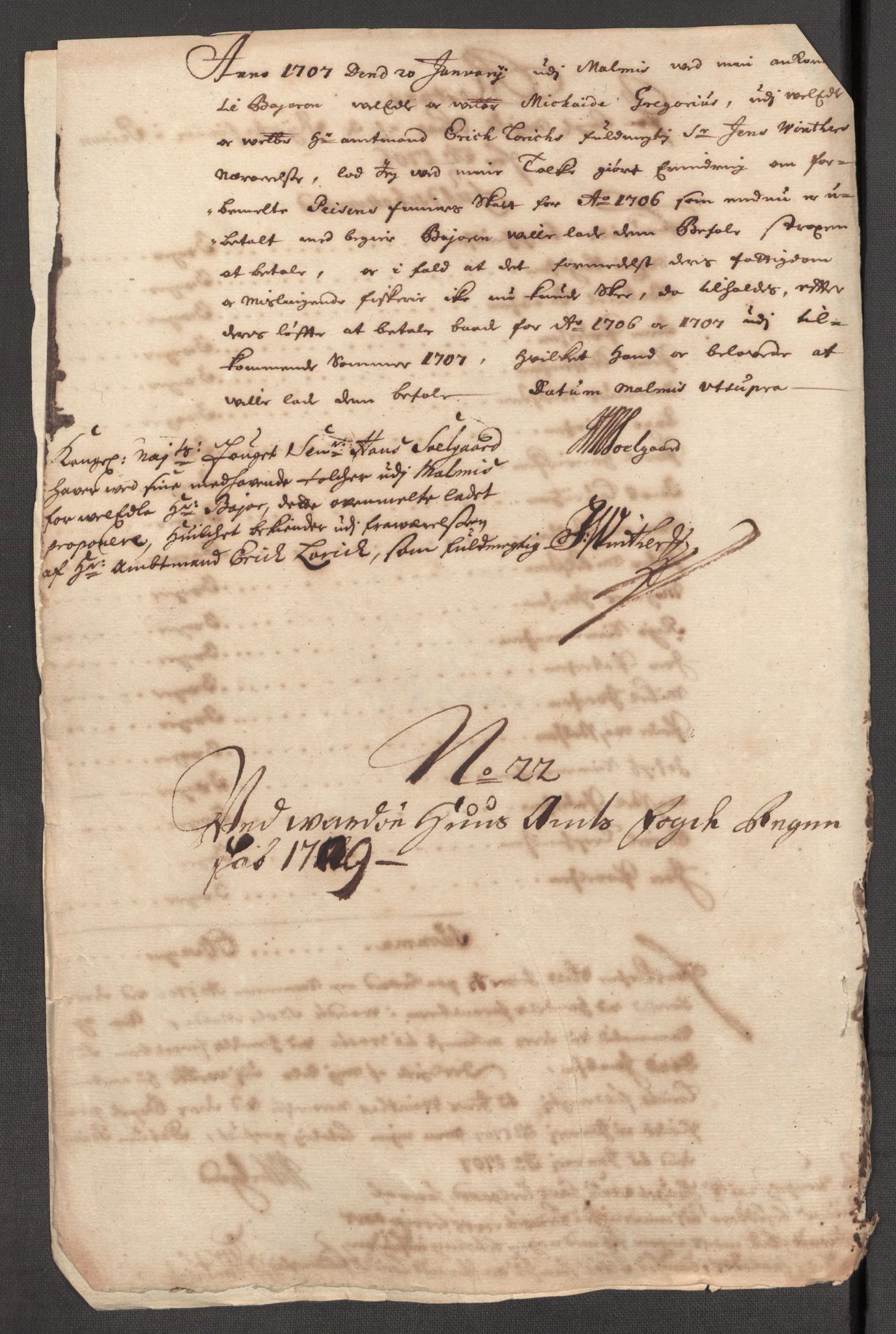 Rentekammeret inntil 1814, Reviderte regnskaper, Fogderegnskap, AV/RA-EA-4092/R69/L4855: Fogderegnskap Finnmark/Vardøhus, 1709-1712, s. 186