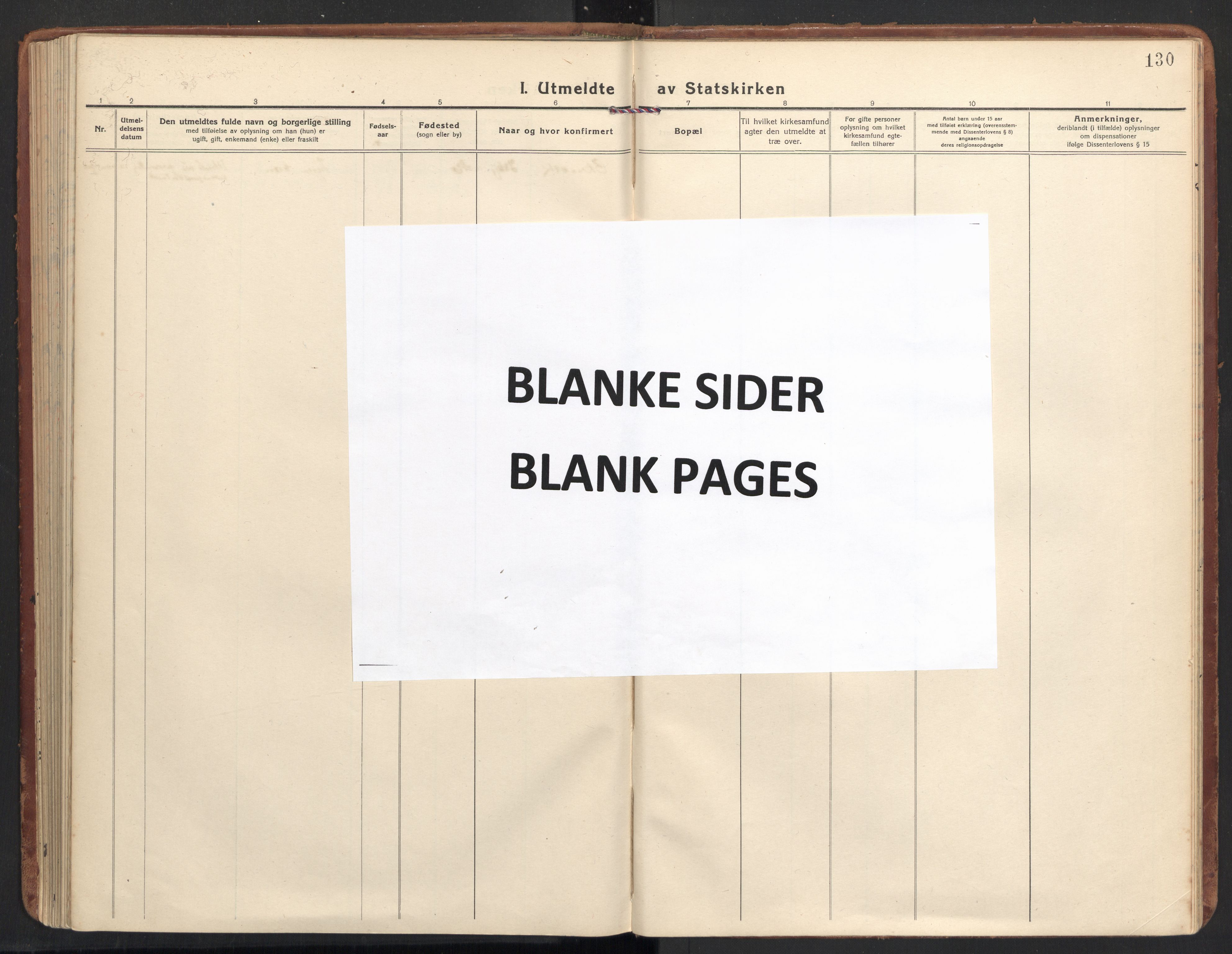 Ministerialprotokoller, klokkerbøker og fødselsregistre - Møre og Romsdal, SAT/A-1454/504/L0058: Ministerialbok nr. 504A05, 1920-1940, s. 130