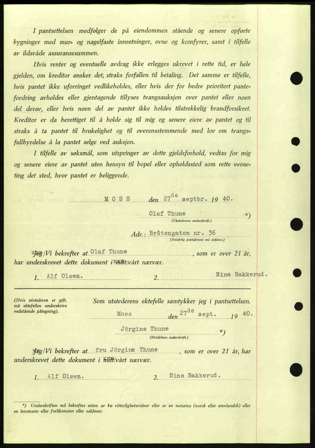 Moss sorenskriveri, SAO/A-10168: Pantebok nr. B10, 1940-1941, Dagboknr: 1348/1940