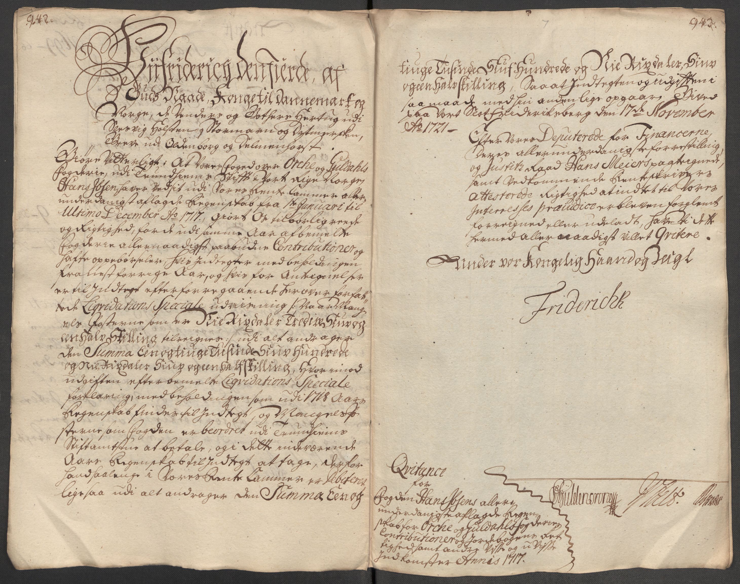 Rentekammeret inntil 1814, Reviderte regnskaper, Fogderegnskap, RA/EA-4092/R60/L3969: Fogderegnskap Orkdal og Gauldal, 1717, s. 25
