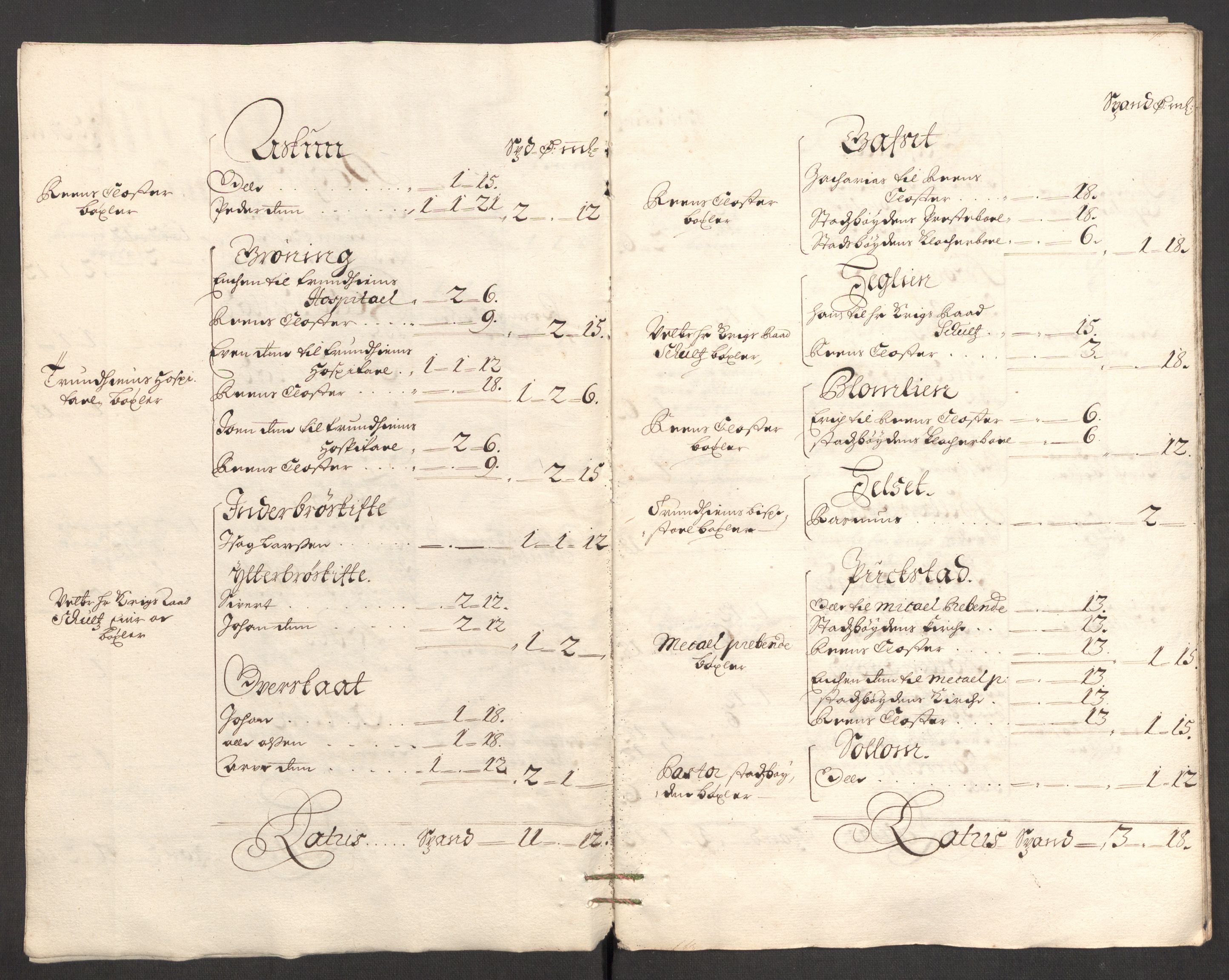 Rentekammeret inntil 1814, Reviderte regnskaper, Fogderegnskap, RA/EA-4092/R57/L3852: Fogderegnskap Fosen, 1697, s. 49
